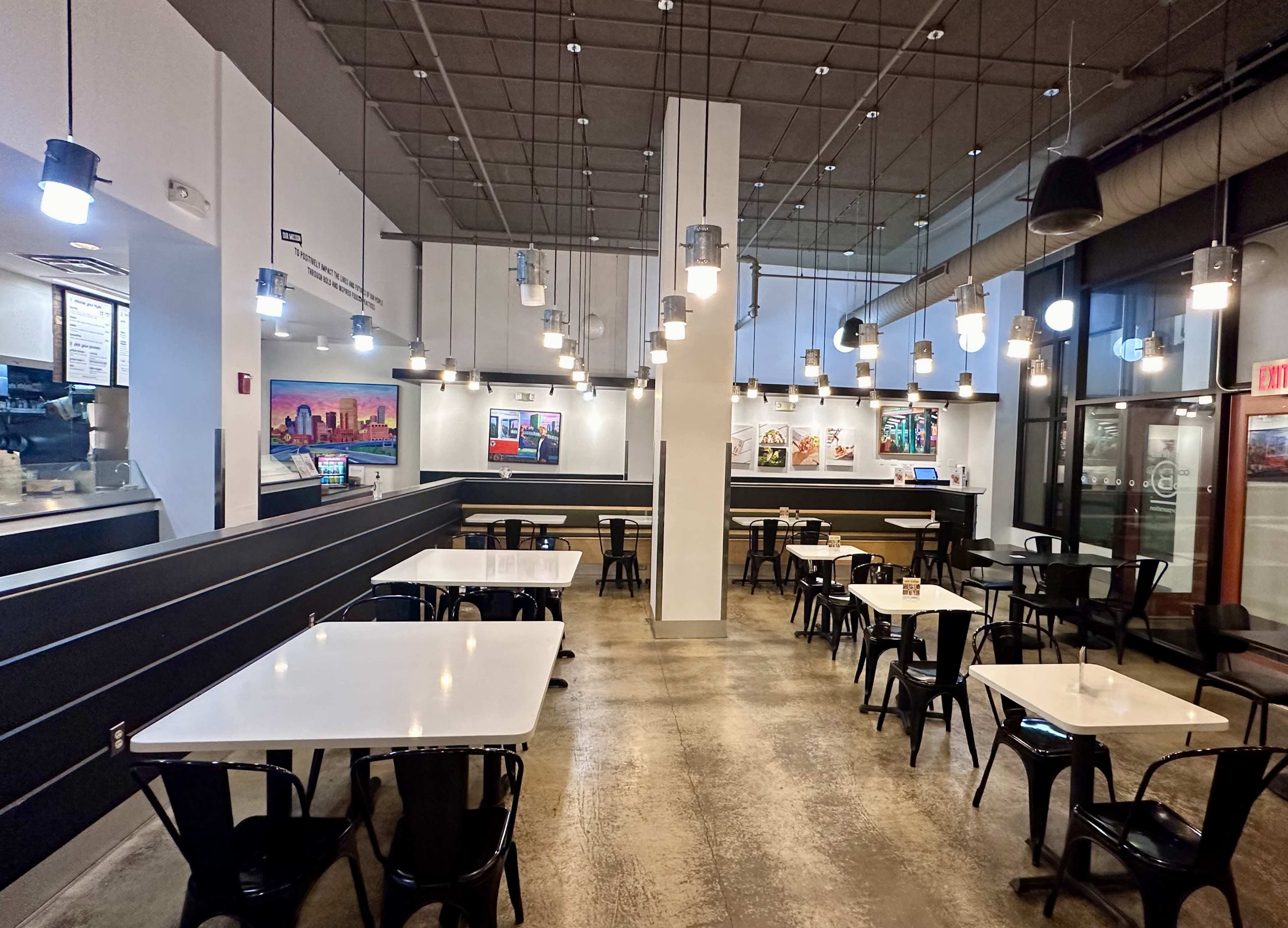 Open, bright restaurant space in Boston Financial District Image in Downtown, Hanover, NH
