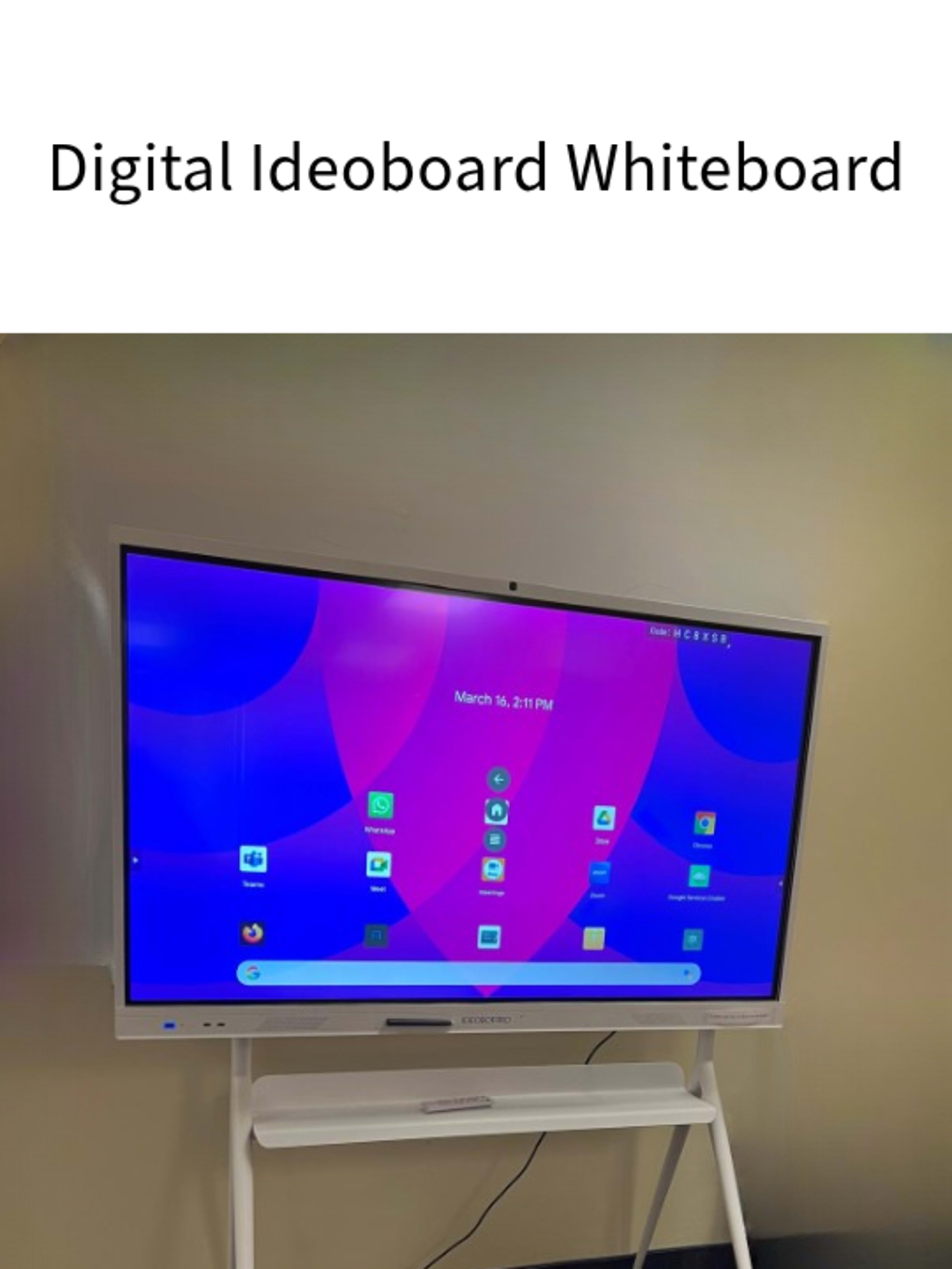 Spacious Boardroom with TV and a Digital Board Image in Mississauga, Mississauga, ON