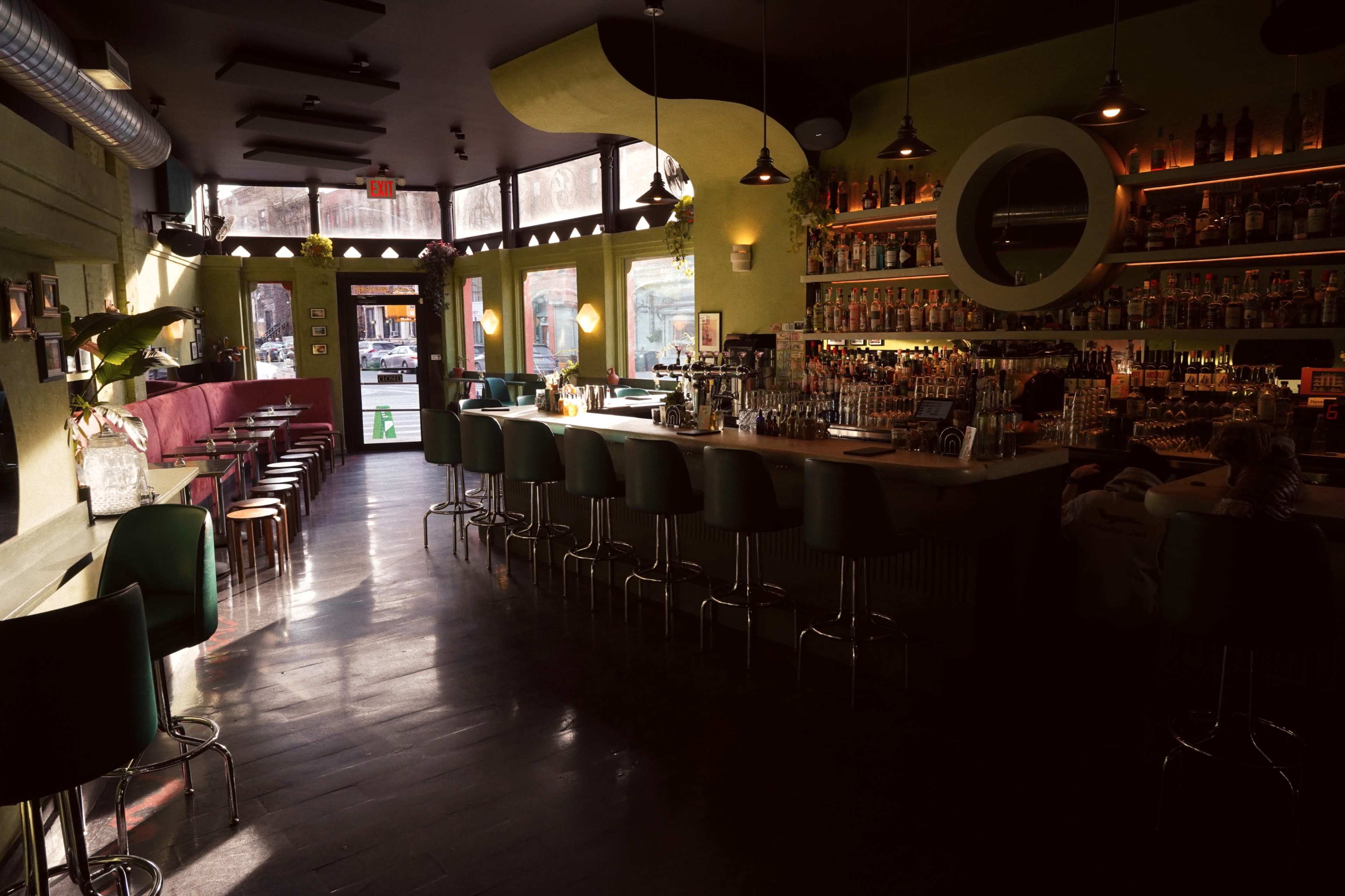 Tropical Art Deco Cocktail Bar Image in Clinton Hill, Brooklyn, NY