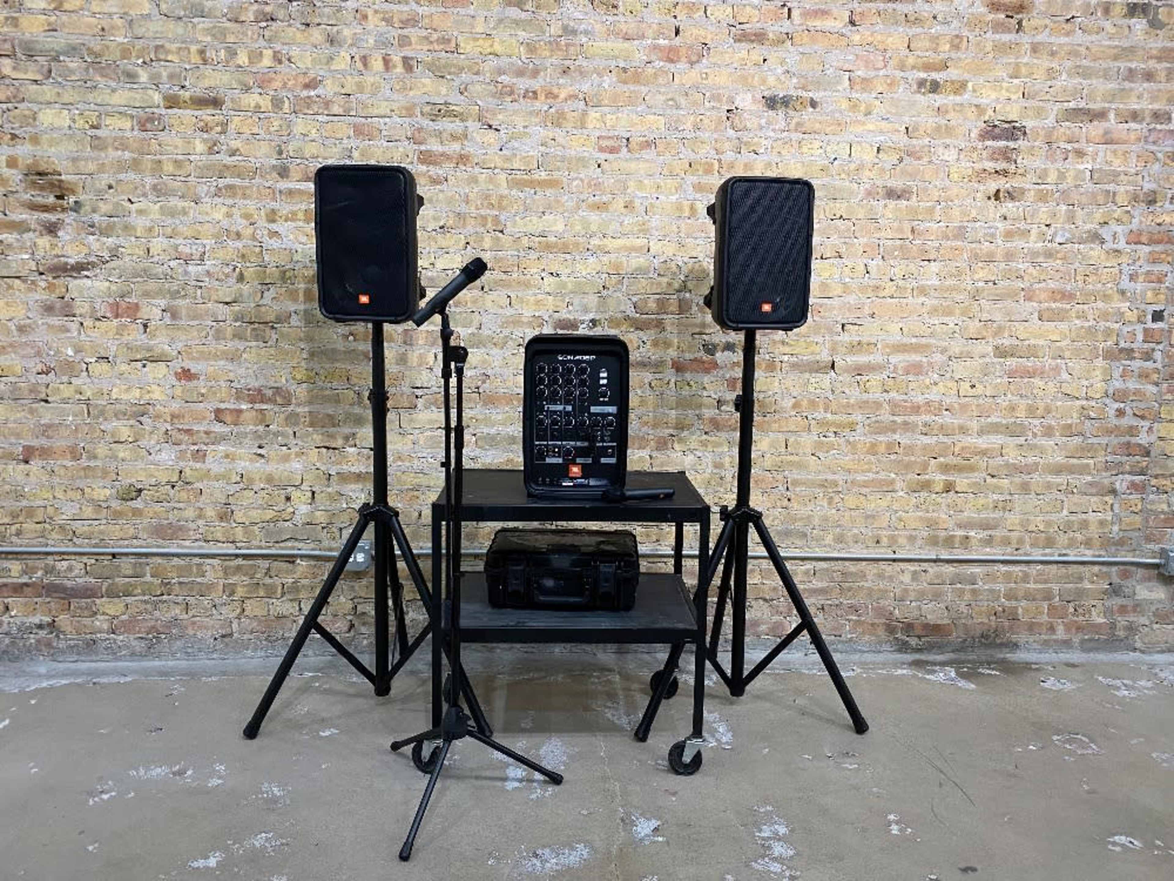 PA System with 8-Channel Mixer and Bluetooth