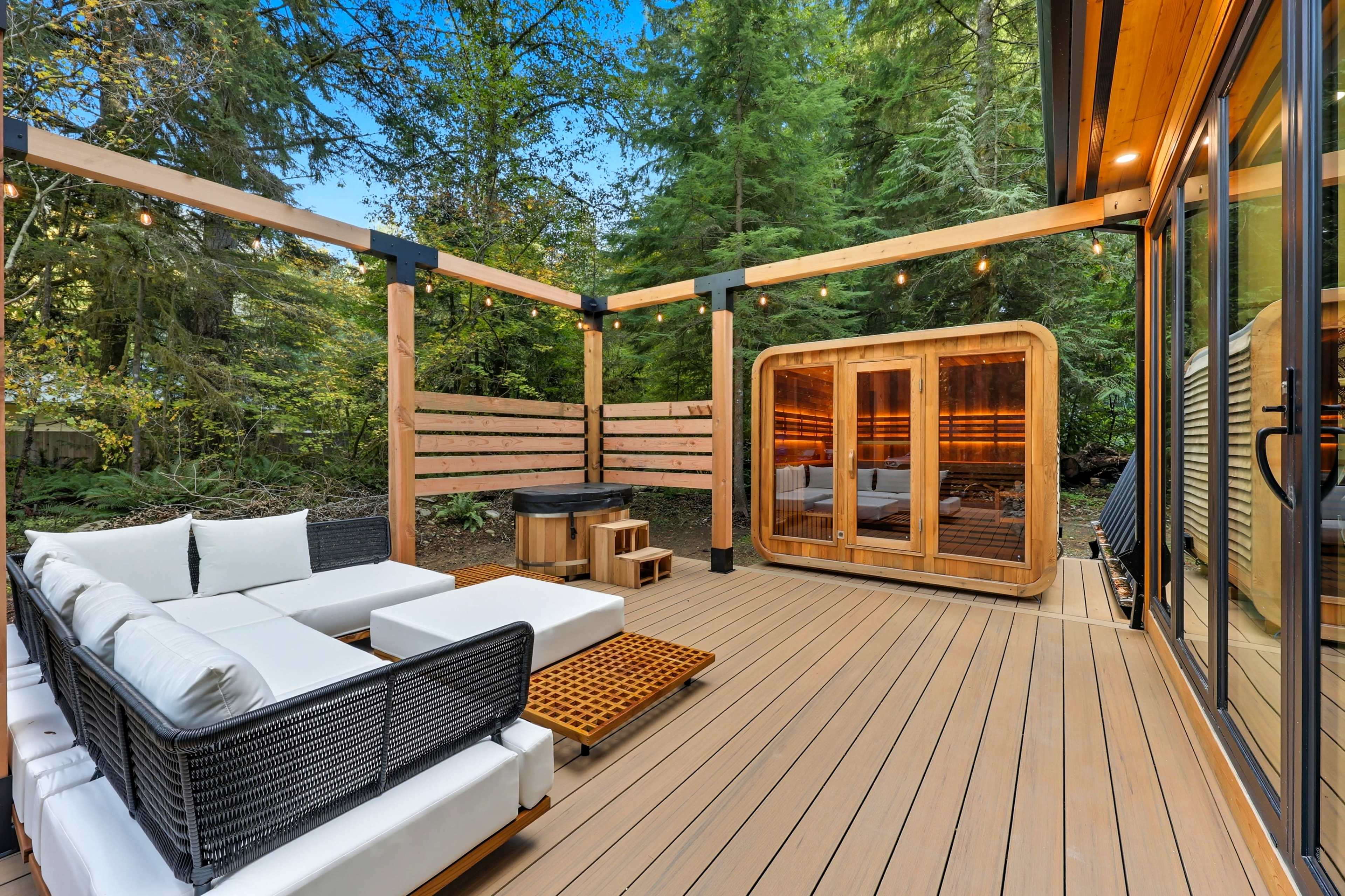 Modern AFrame in the Woods of Mt. Hood Image in Welches, Welches, OR