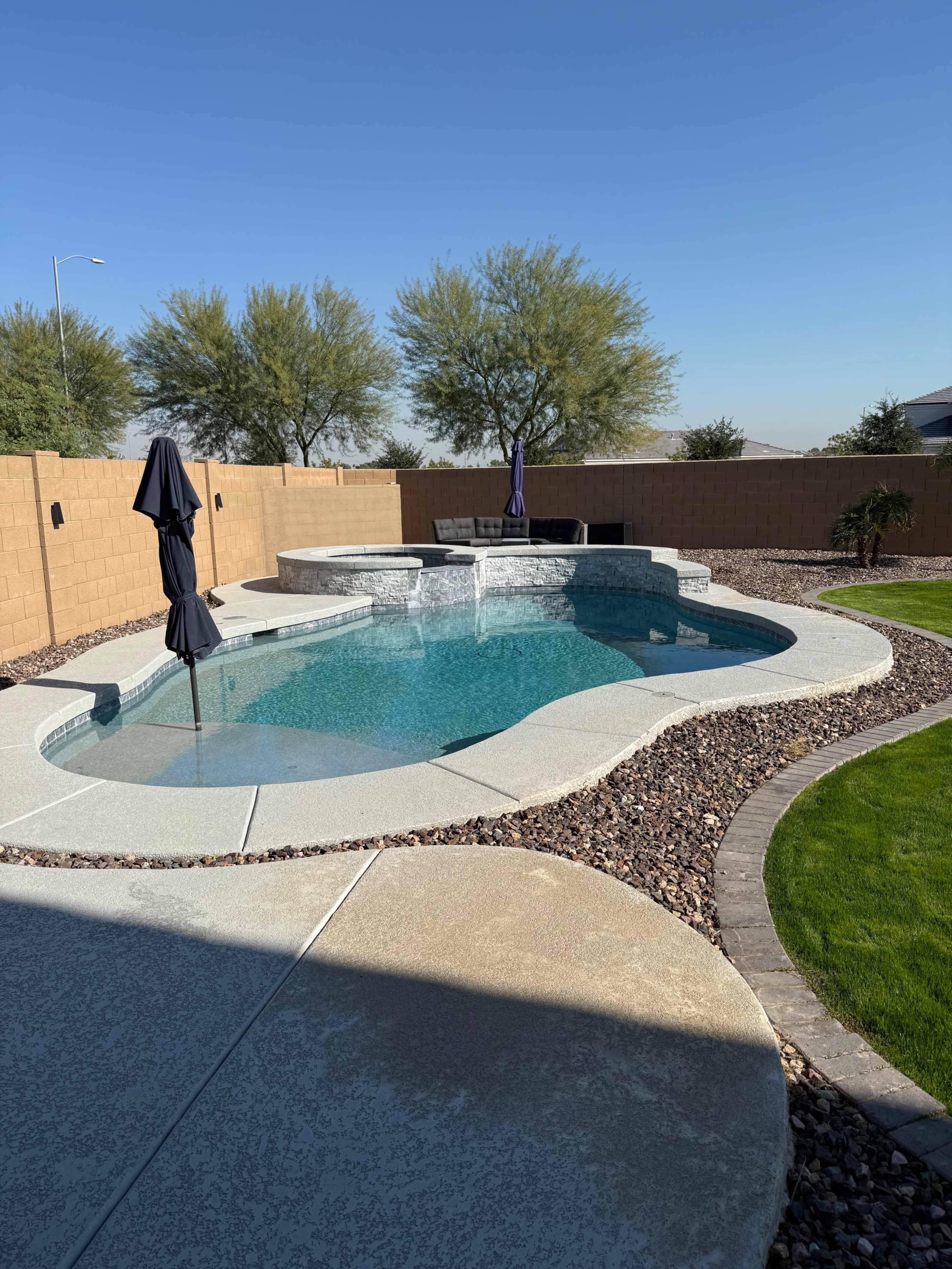 Resort-Style Backyard with Pool & Stunning Mountain Views Image in Laveen Village, Laveen, AZ