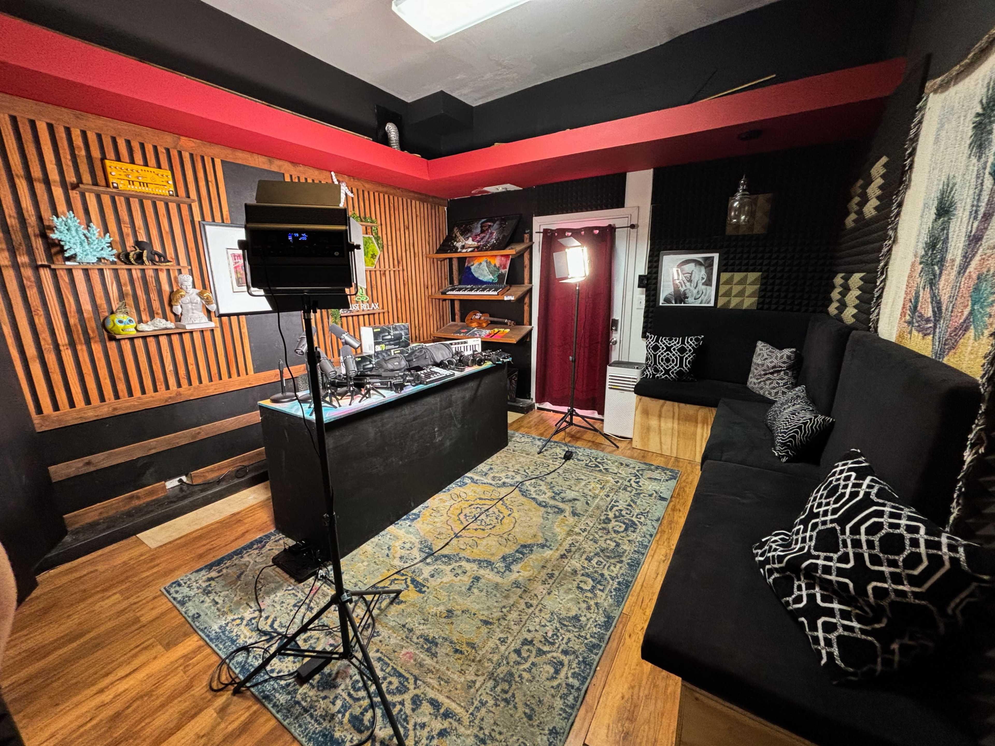 Creative Fully Equipped Podcast Studio Image in Pacific Beach, San Diego, CA