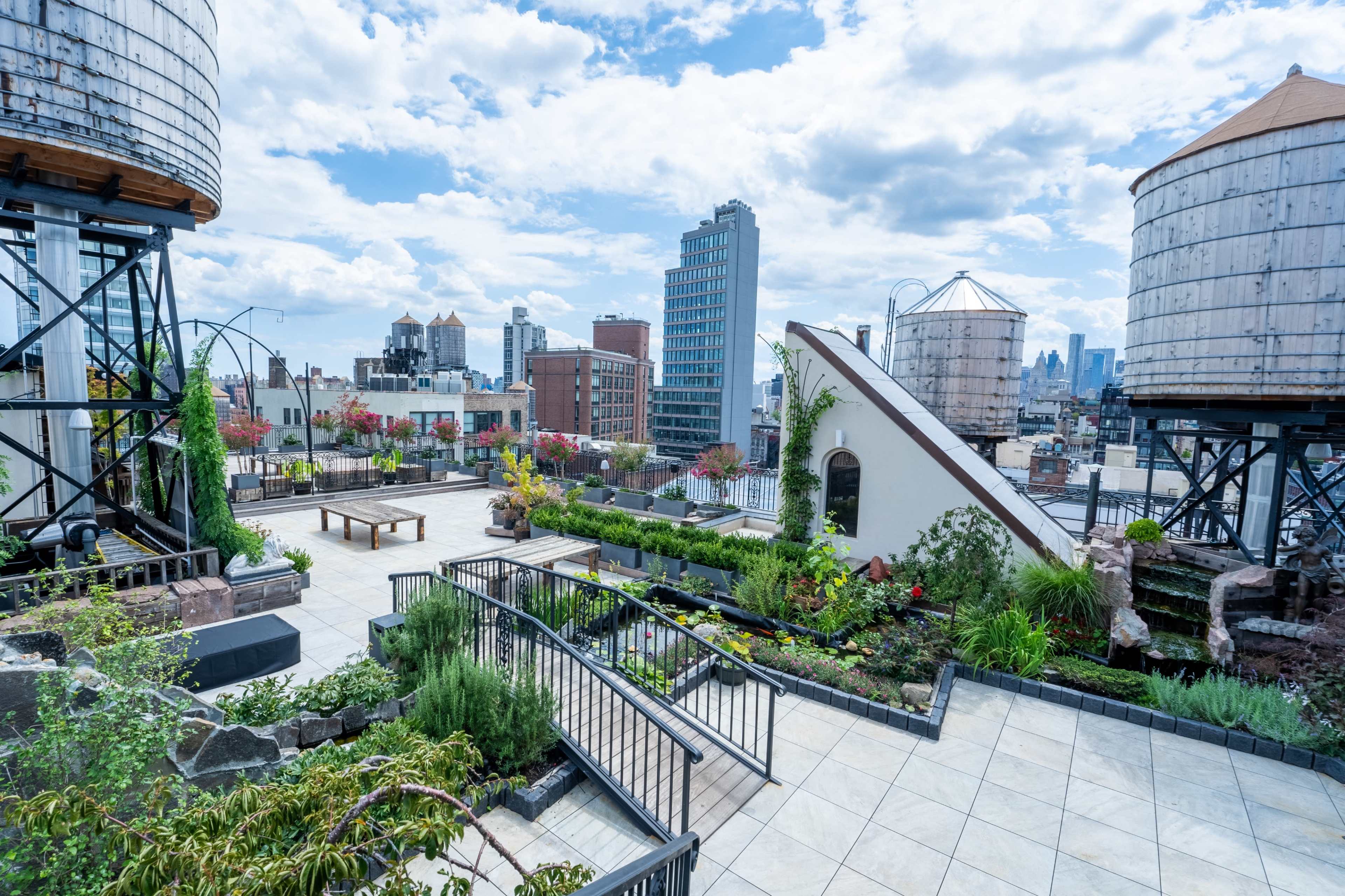 Greenwich Penthouse with Floating Staircase to Rooftop Oasis Image in NoHo, New York, NY