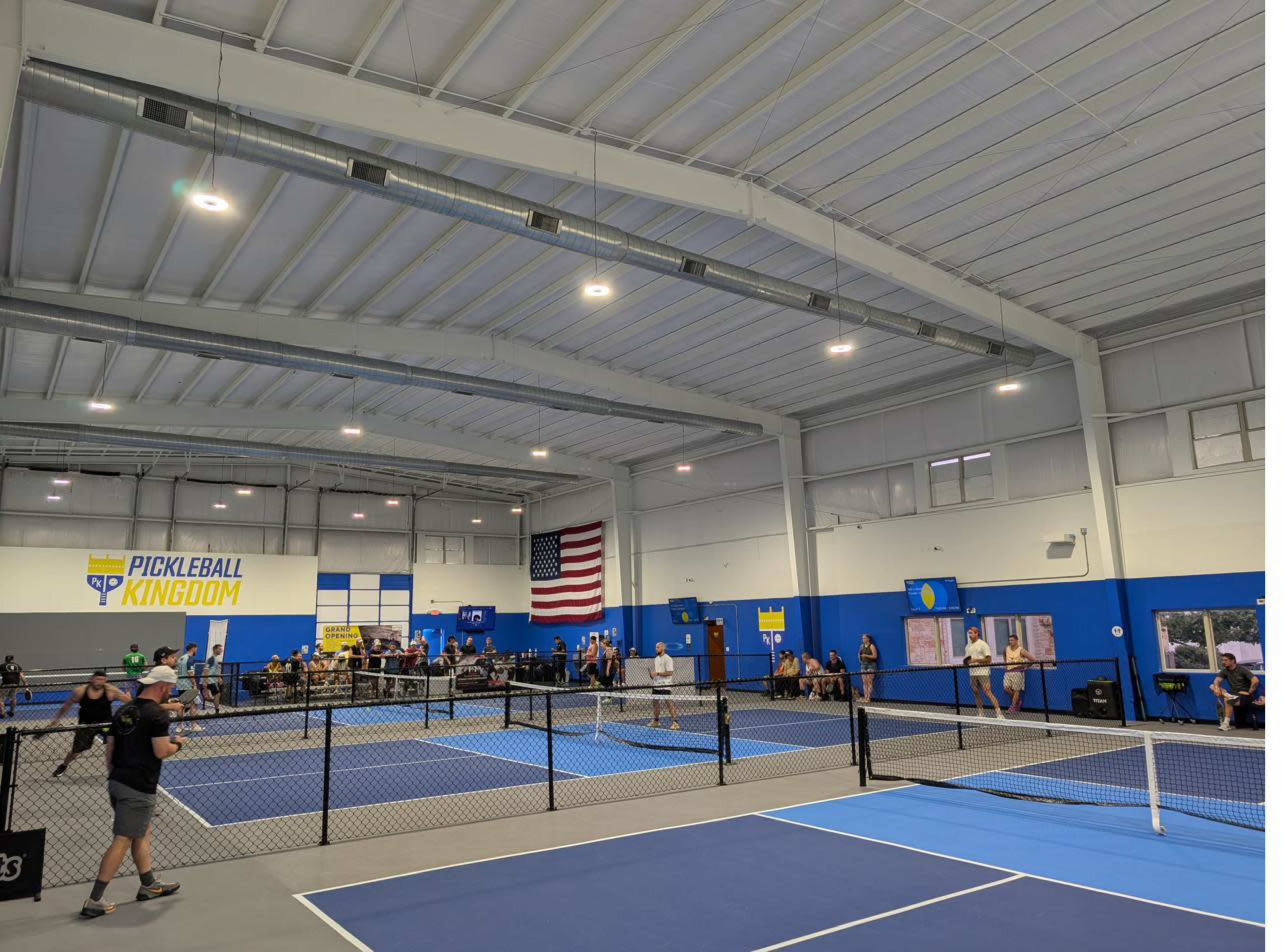 Private Three-Court Indoor Pickleball Venue with Lounge Image in Austin, Pflugerville TX, TX
