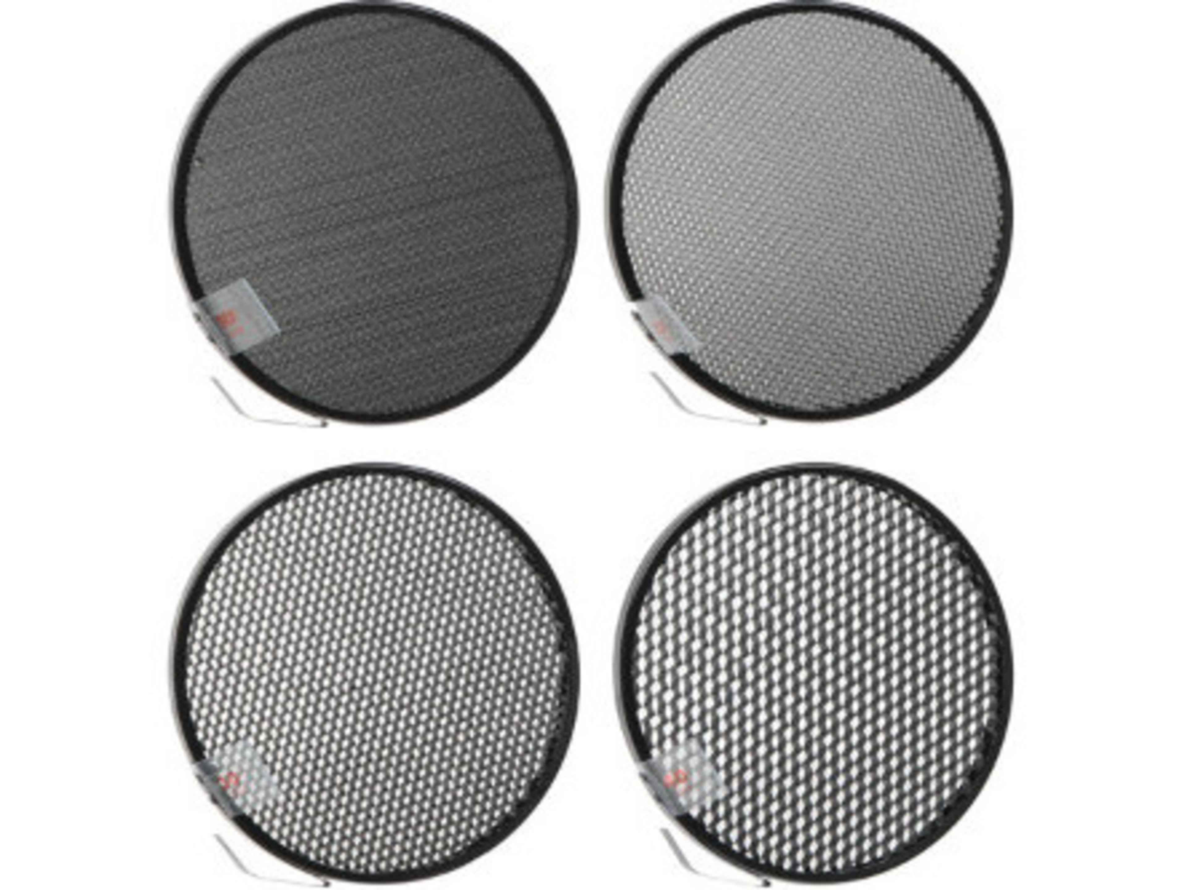 7" HoneyComb Grid Set (10°, 20°, 30°, 40°)