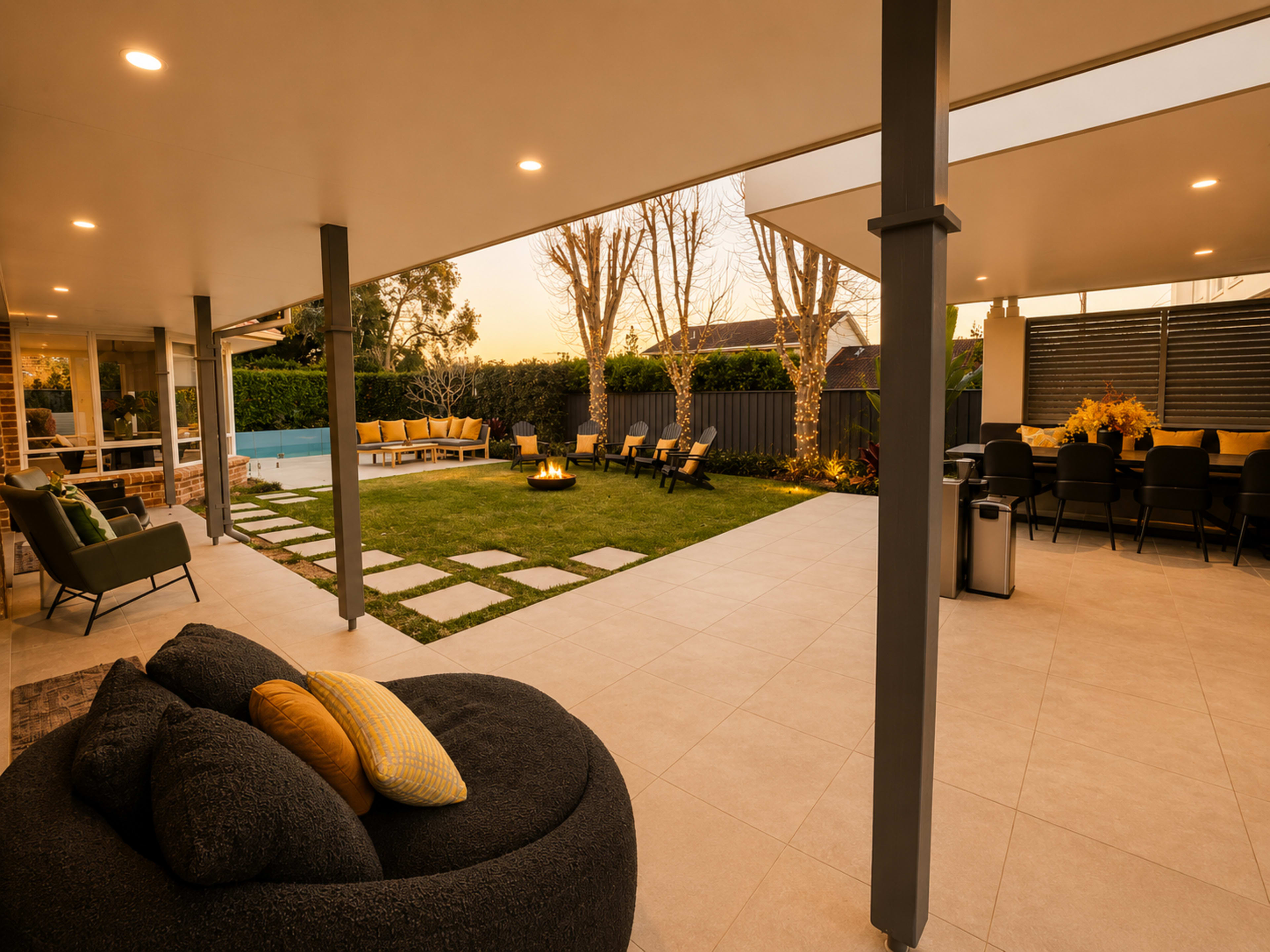 The Luxe Retreat | Pool, Tennis, Cinema & Fire Pit Image in Castle Hill, Castle Hill, NSW