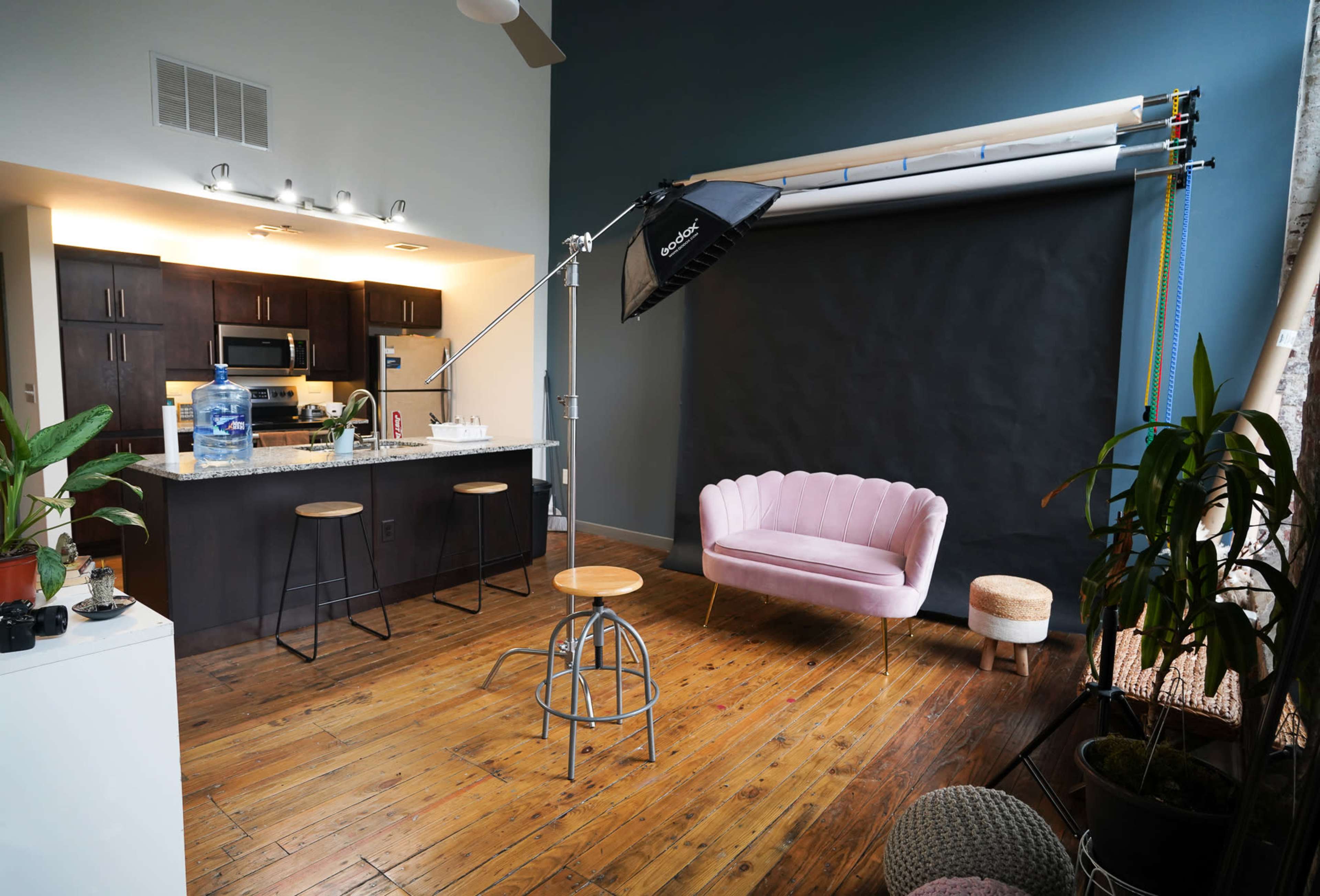Modern Industrial Loft Studio Image in Belmont, Charlotte, NC