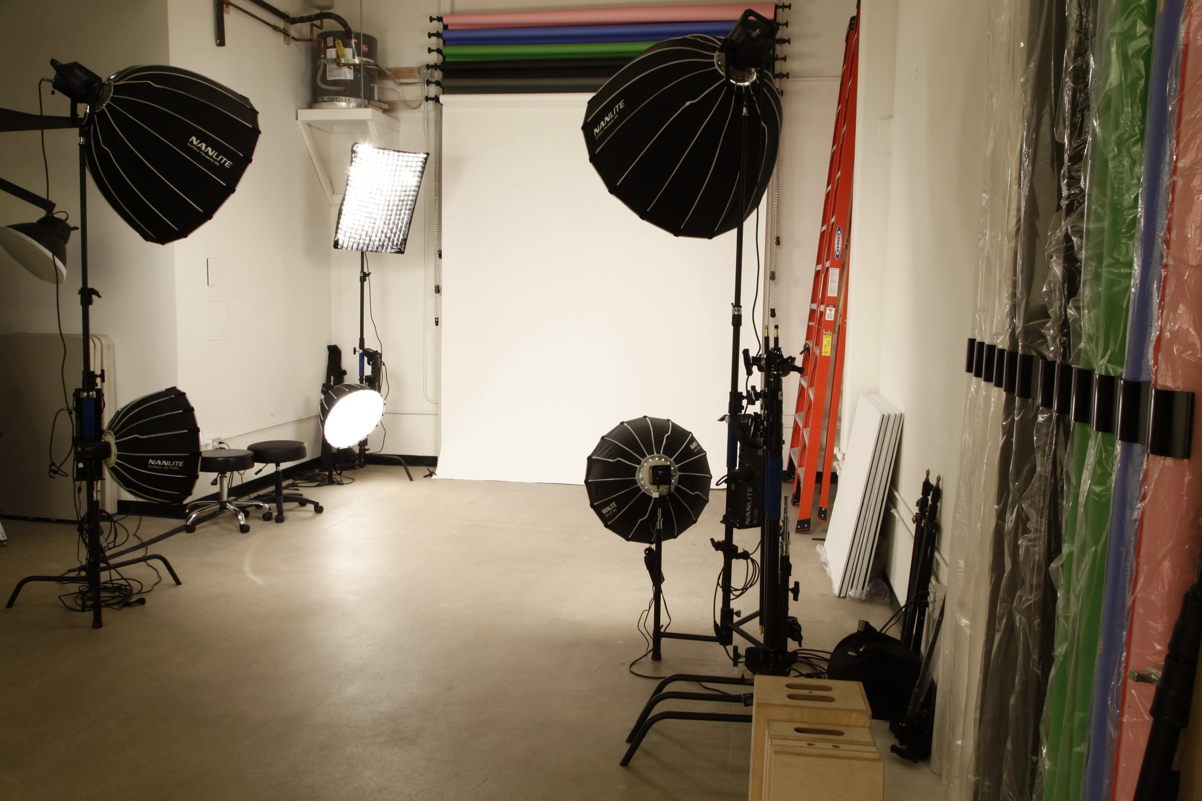 Full Photo Studio with Backdrops, Lighting. and Power Image in Laguna Hills, Laguna Hills, CA