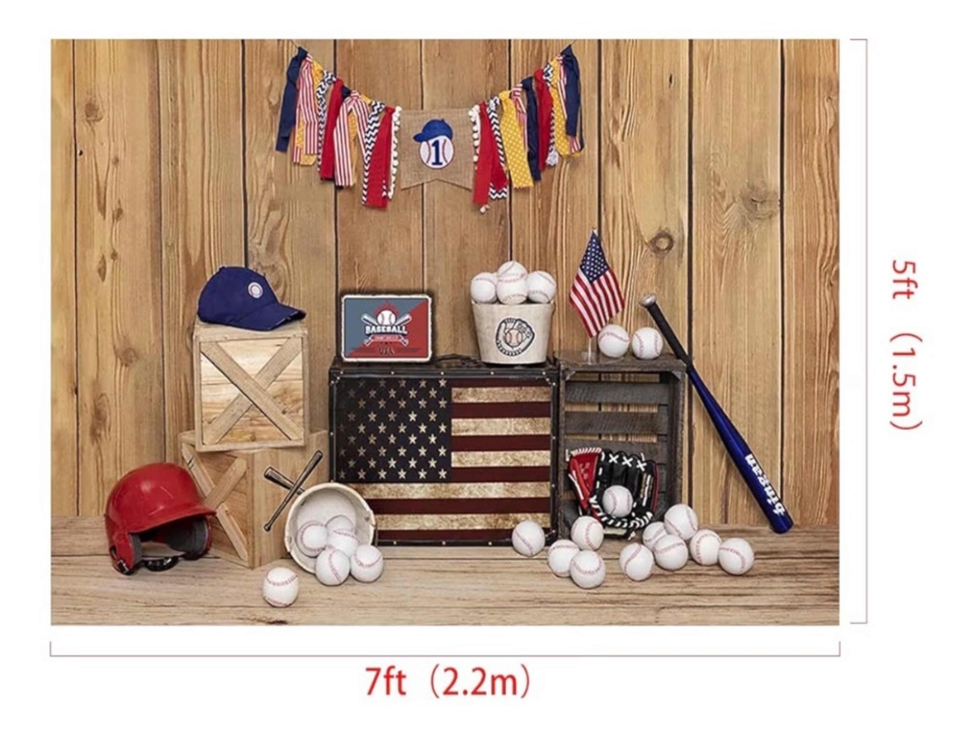 Baseball CakeSmash Backdrop