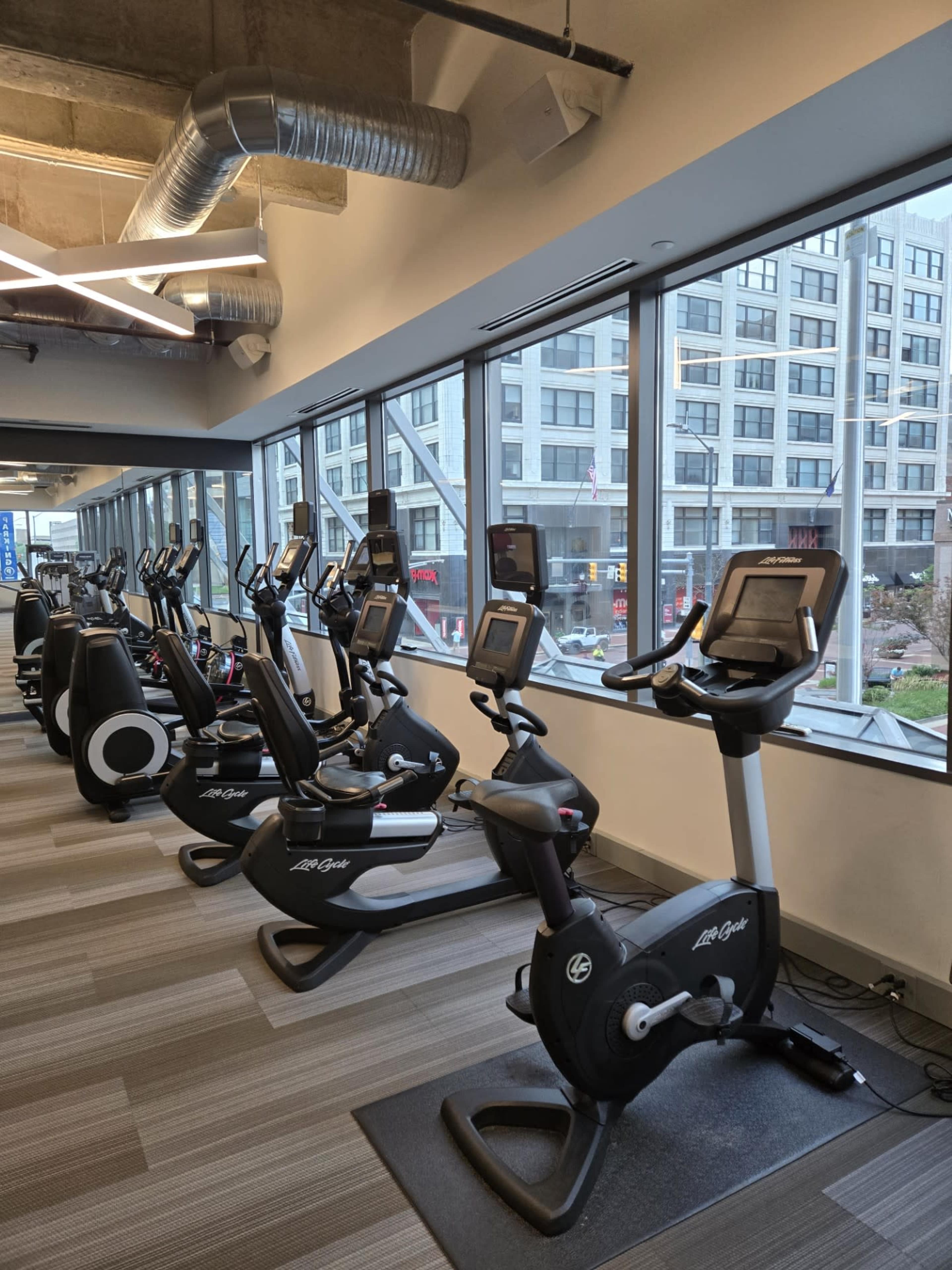 Downtown, sate of the art, semi-private, fitness center Image in Downtown, Indianapolis, IN