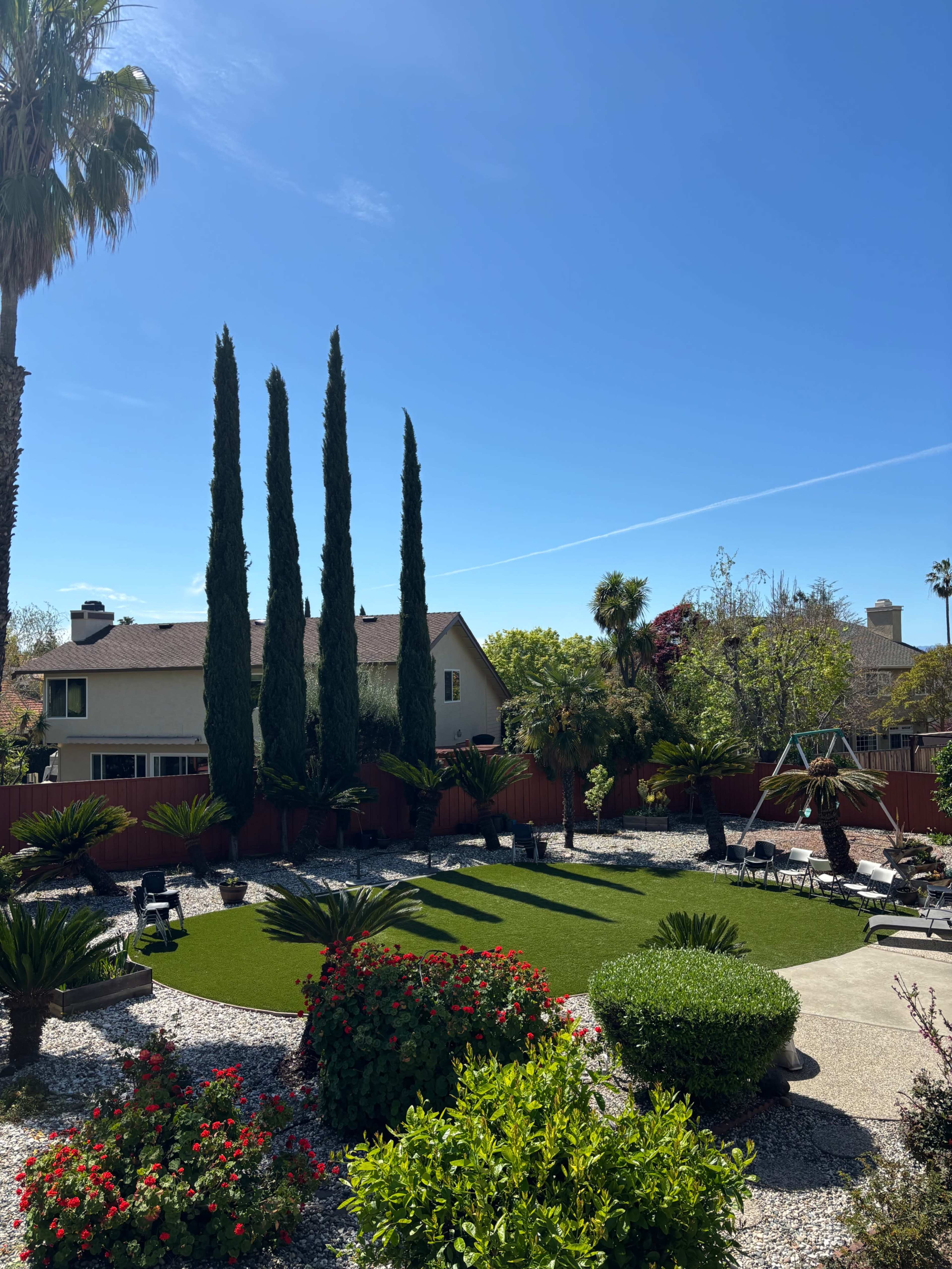 18000 sq ft backyard in a orchard setting  with a rooftop Image in Weibel, FREMONT, CA