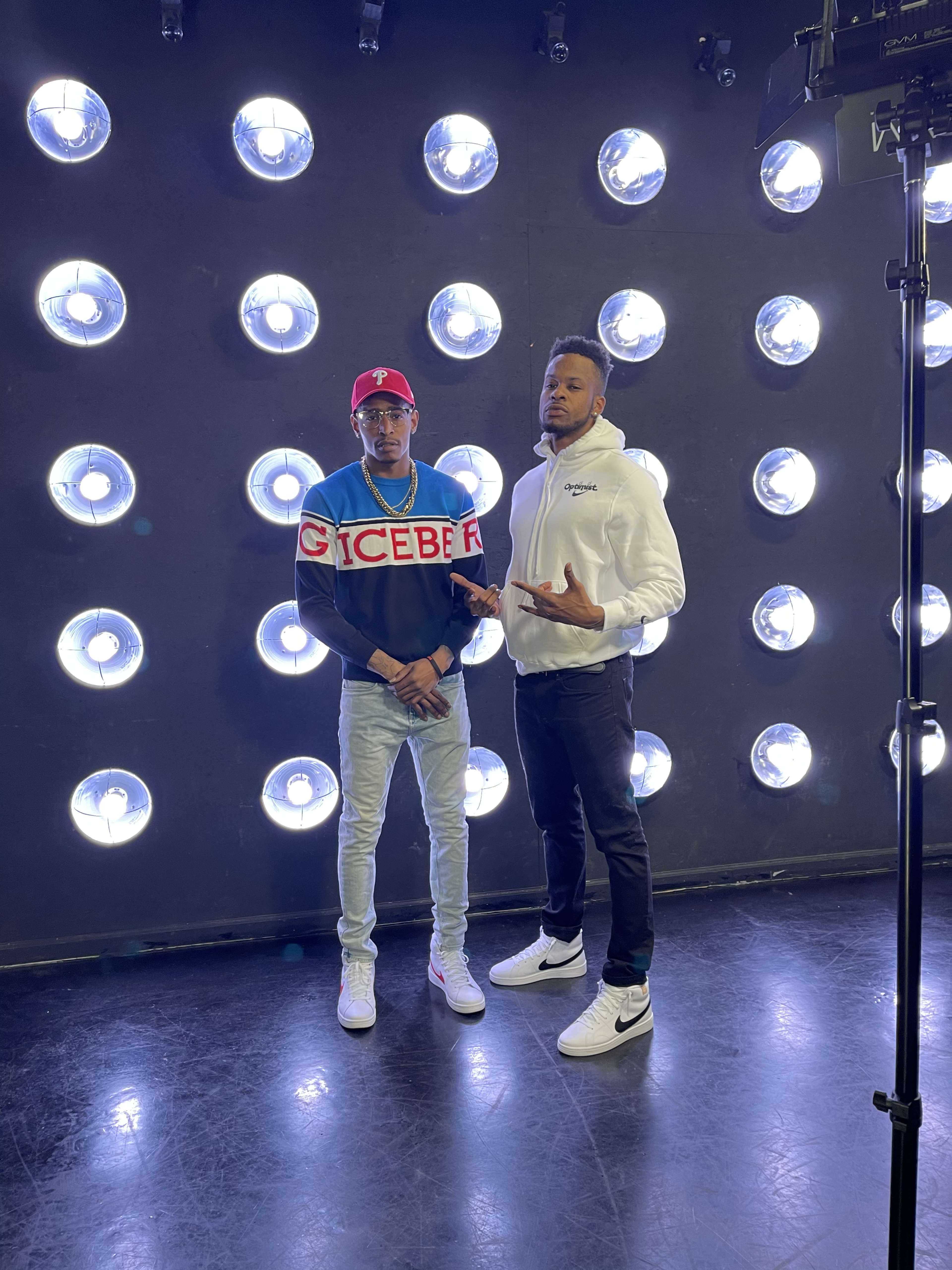 Dance music video shoot