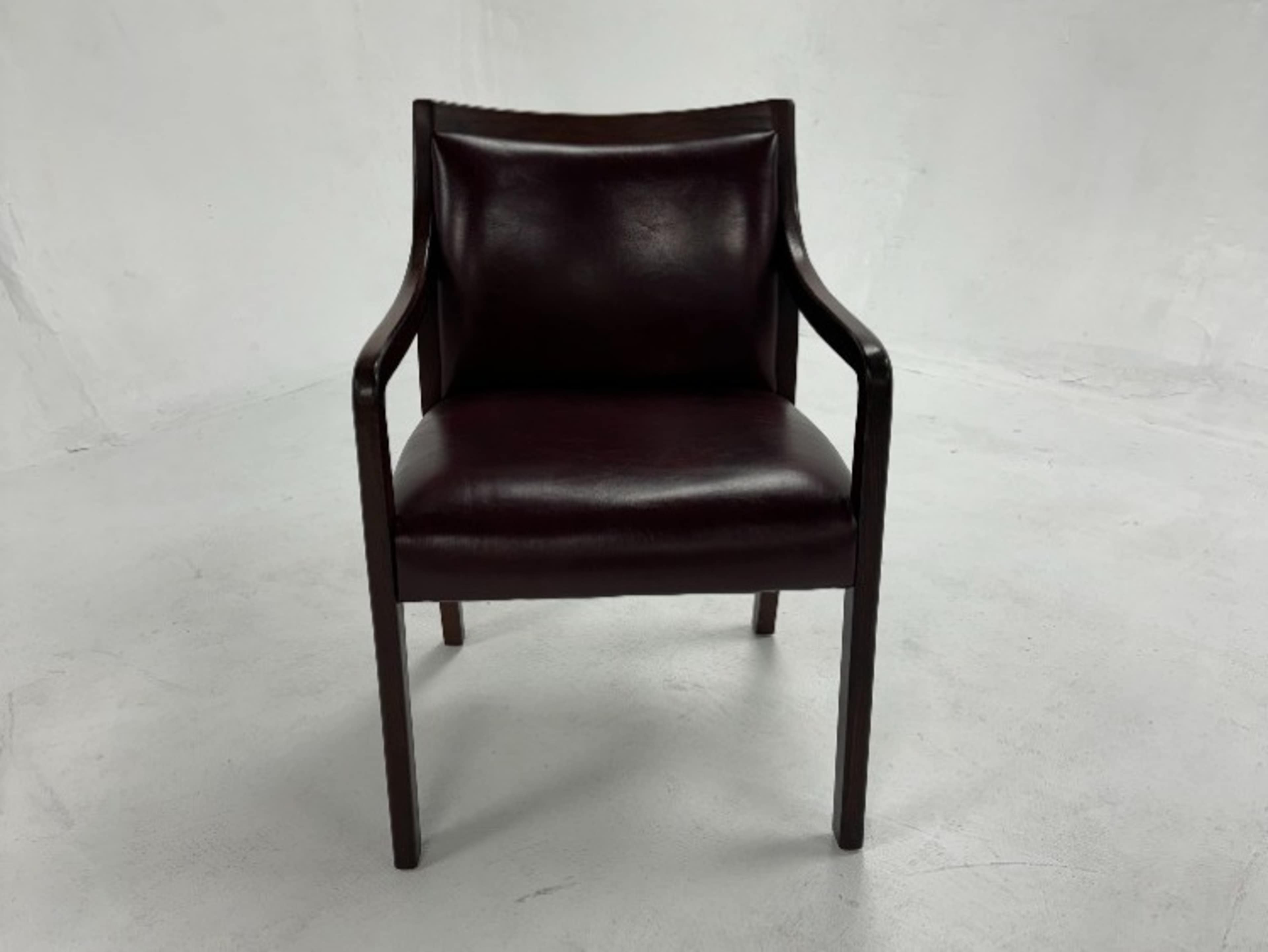 Wooden/Leather Chair