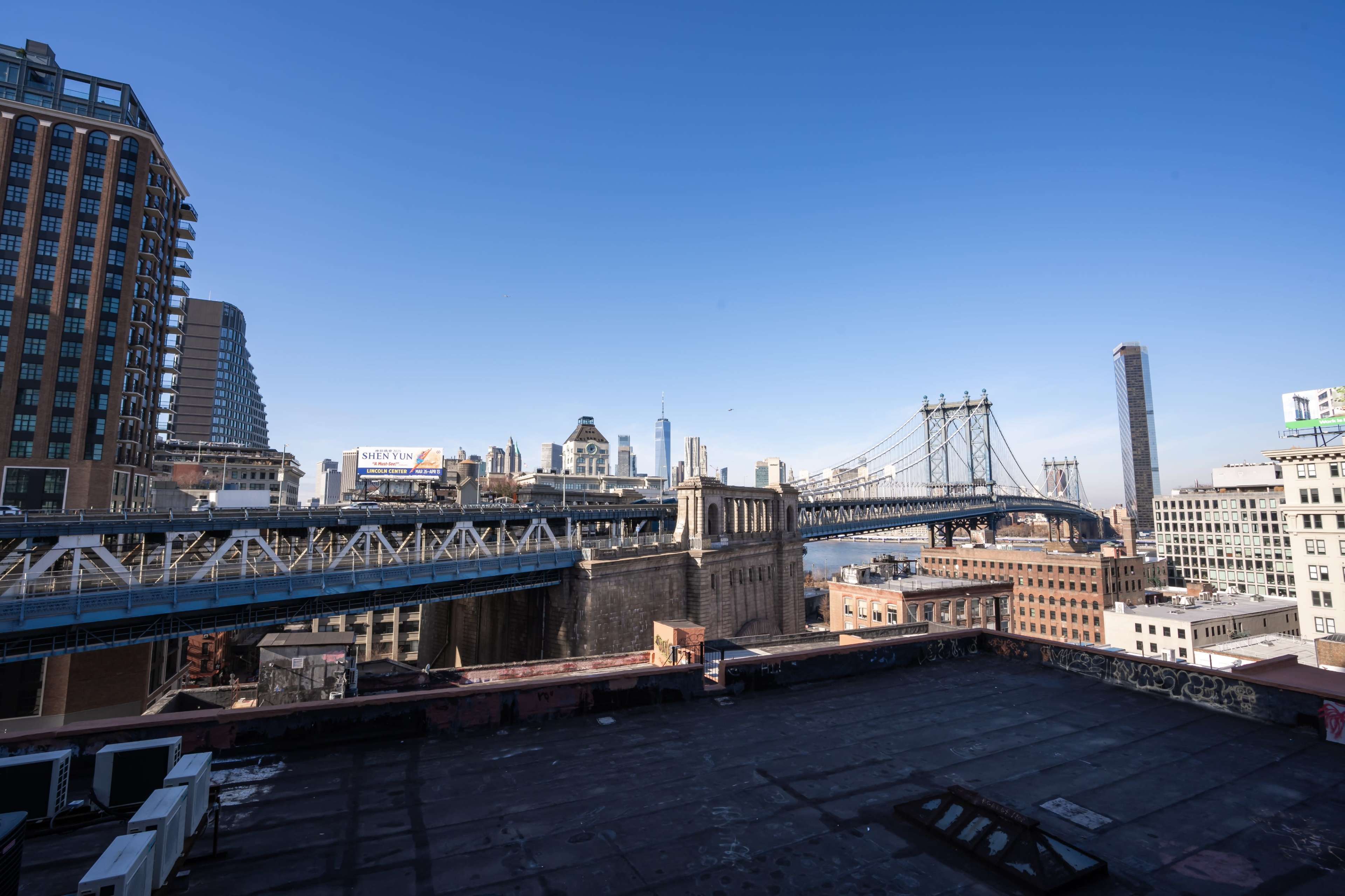 Sunny Studio w. Breathtaking Bridge & City Views Image in Dumbo, Brooklyn, NY