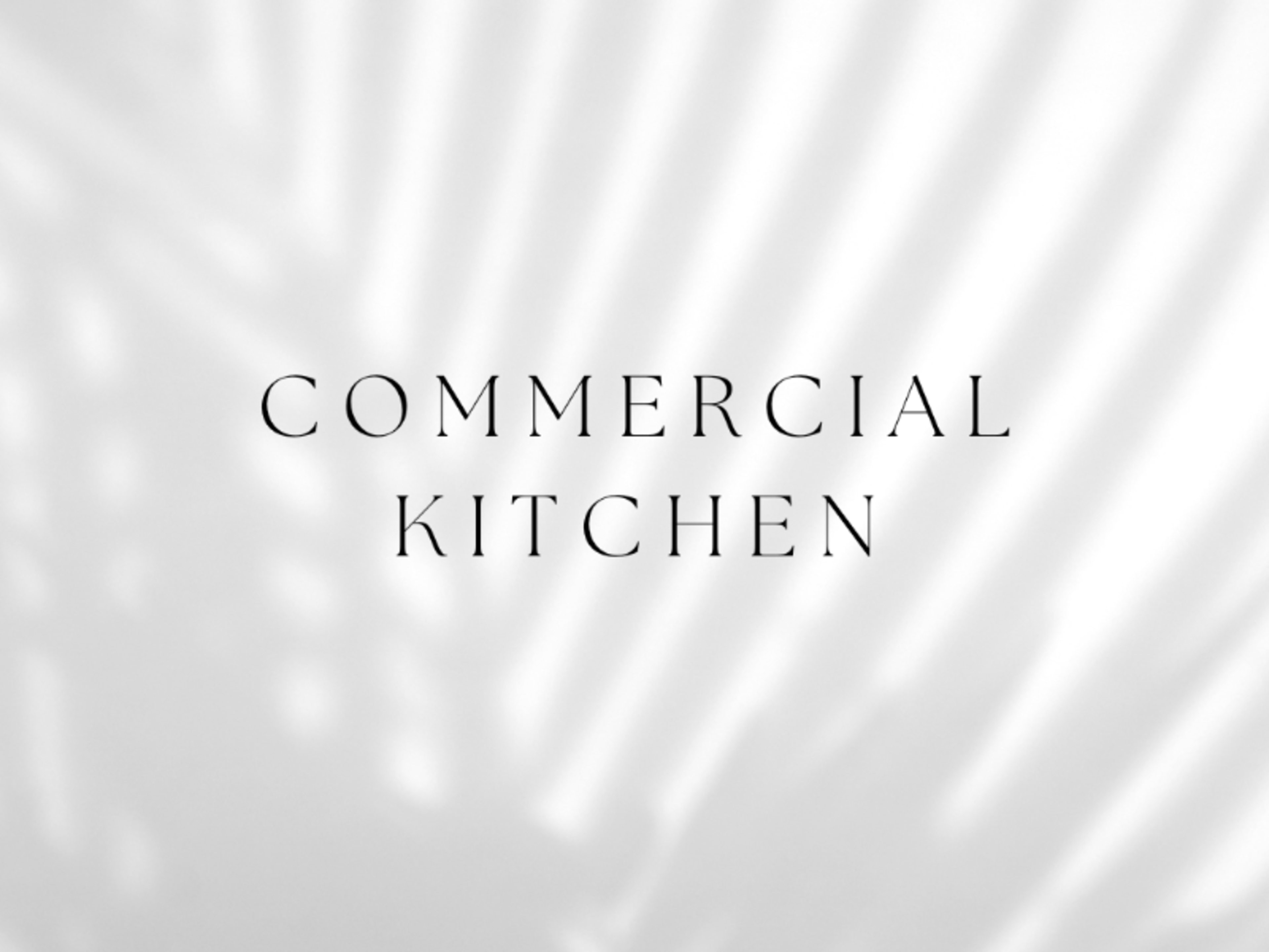 Commercial Kitchen
