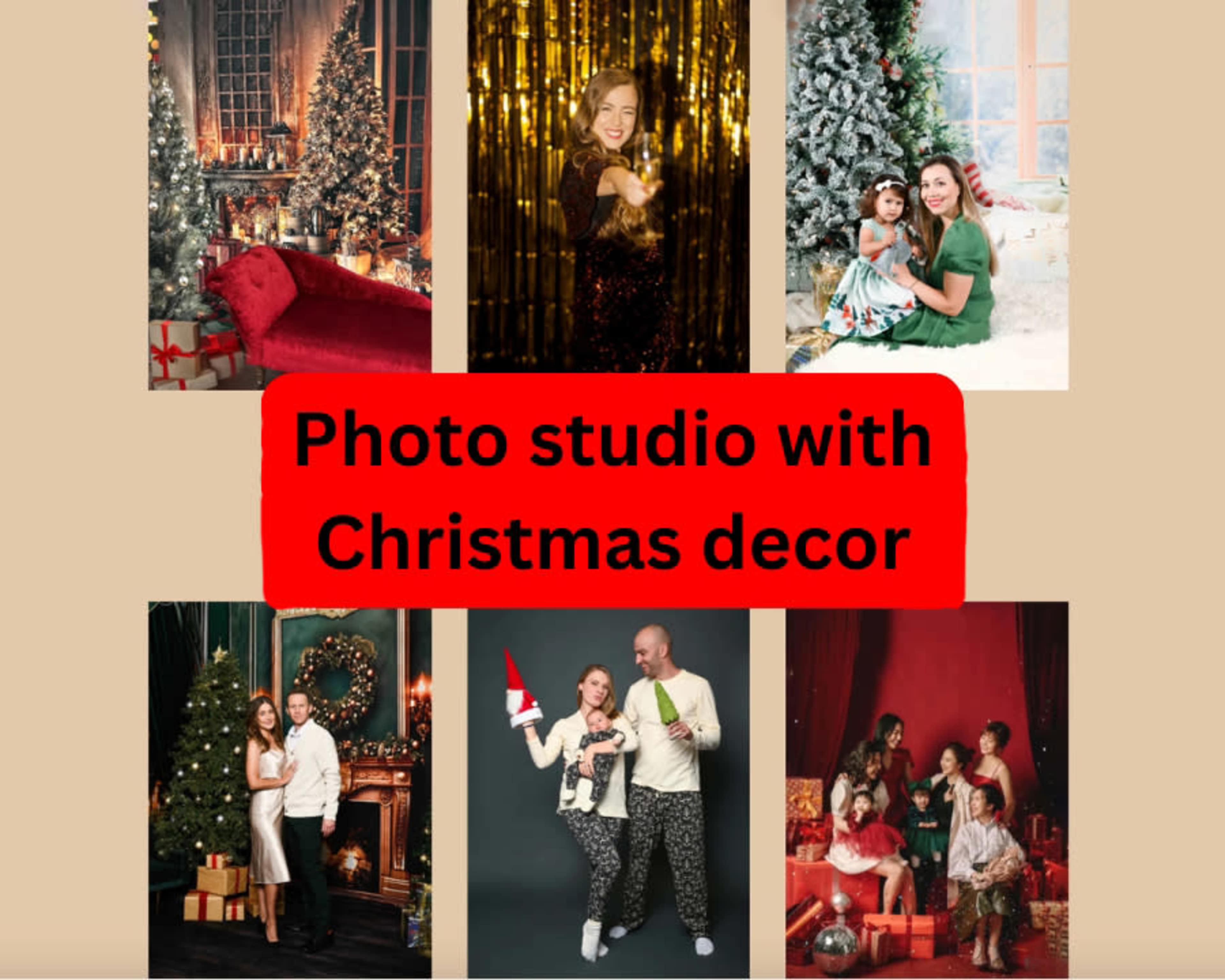 Christmas decor set ups for the photoshoots in North Hollywood photo studio Image in Sun Valley, North Hollywood, CA