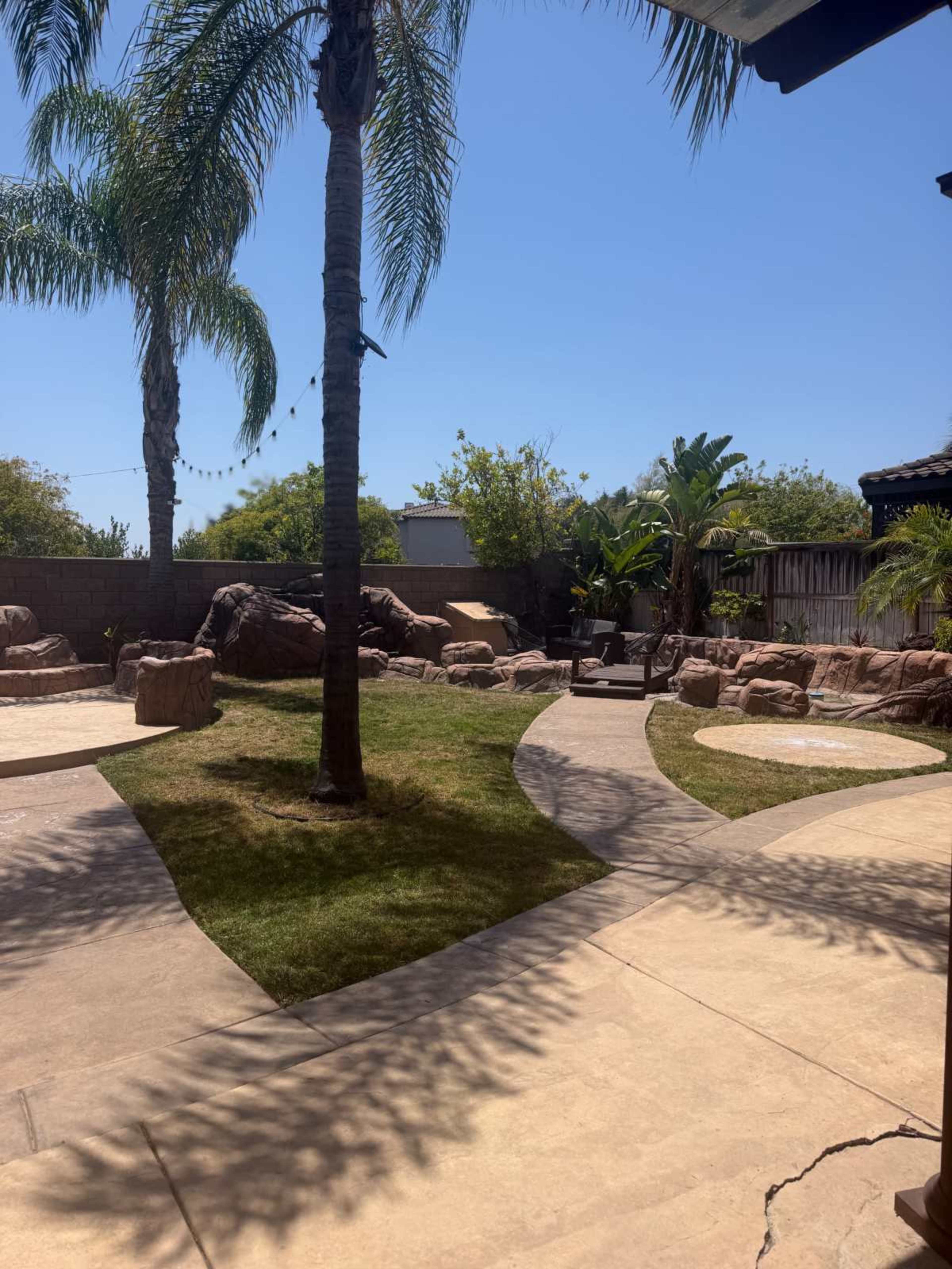 Tropical backyard Image in Otay Ranch, Chula Vista, CA