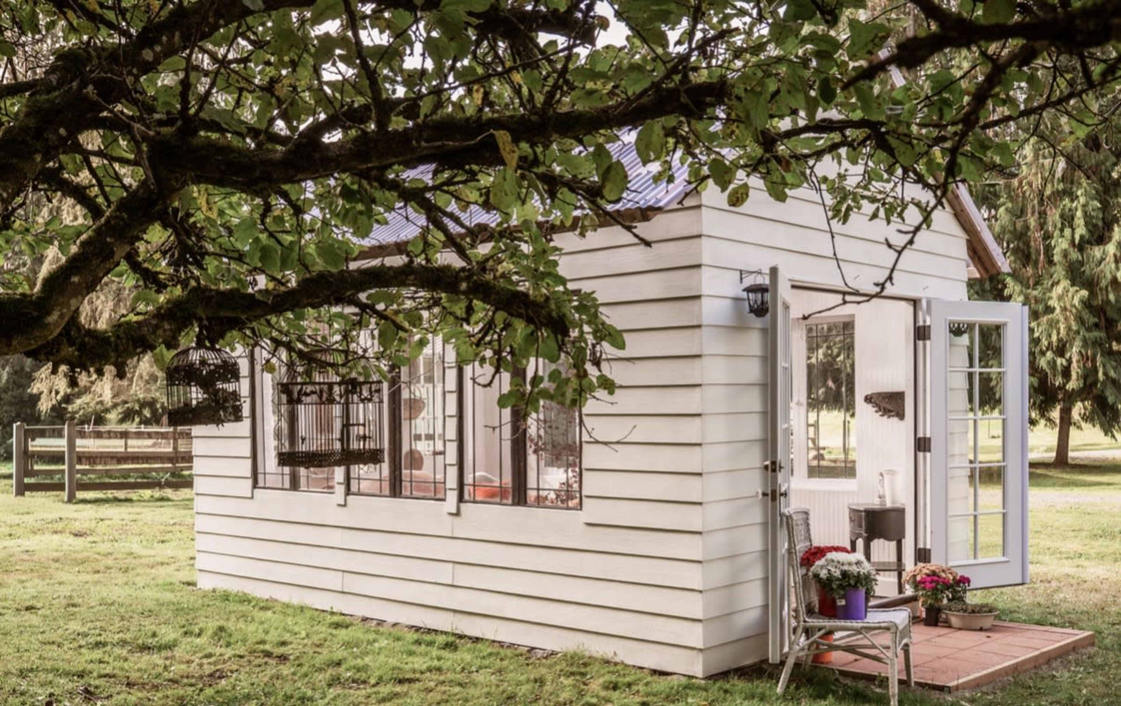 The Cottage Greenhouse Studio on Picturesque Farm Image in , Monroe, WA