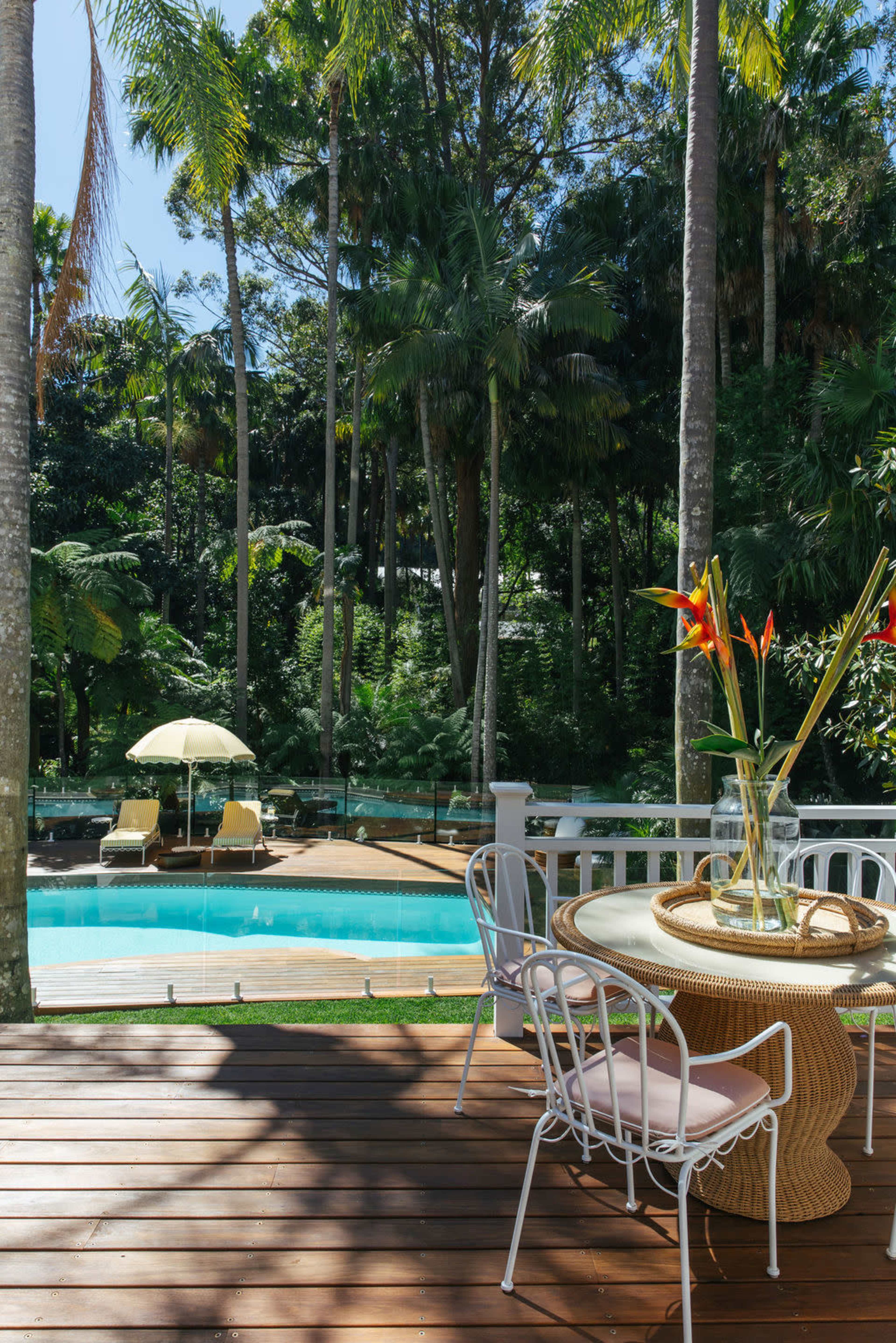 Lanai Breathtaking Coastal Retreat with Lush Tropical Gardens and Pool Image in Avalon Beach, Avalon Beach, NSW