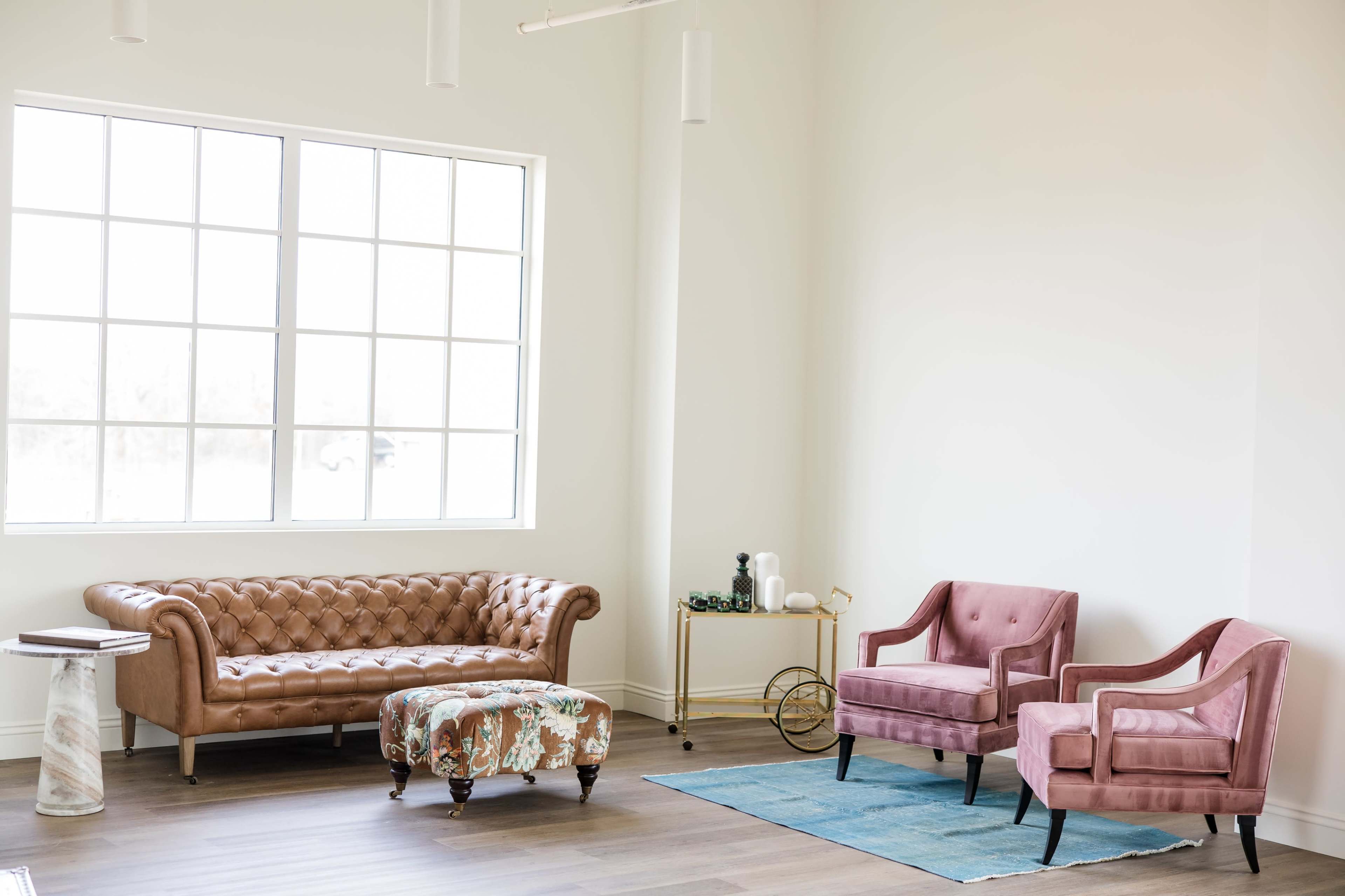 The O6 Photo Studio, a thoughtfully designed creative space nestled inside the Olana Design Center in Hickory Creek, TX. With soft natural light, neutral textures, and curated modern furnishings, this studio offers a warm yet elevated canvas for your next shoot or event. Image in Hickory Creek, Hickory Creek, TX