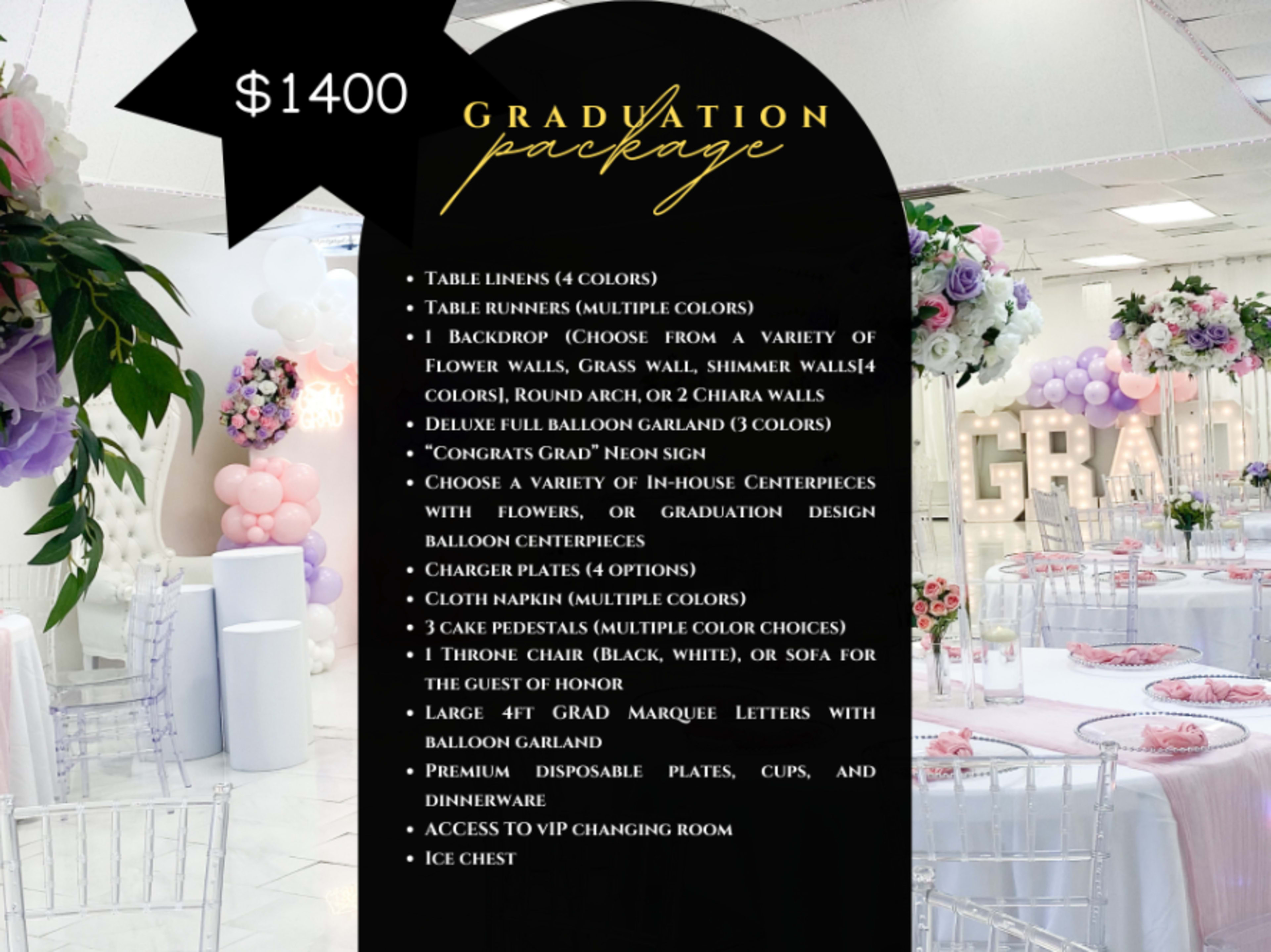 Graduation Decor Package