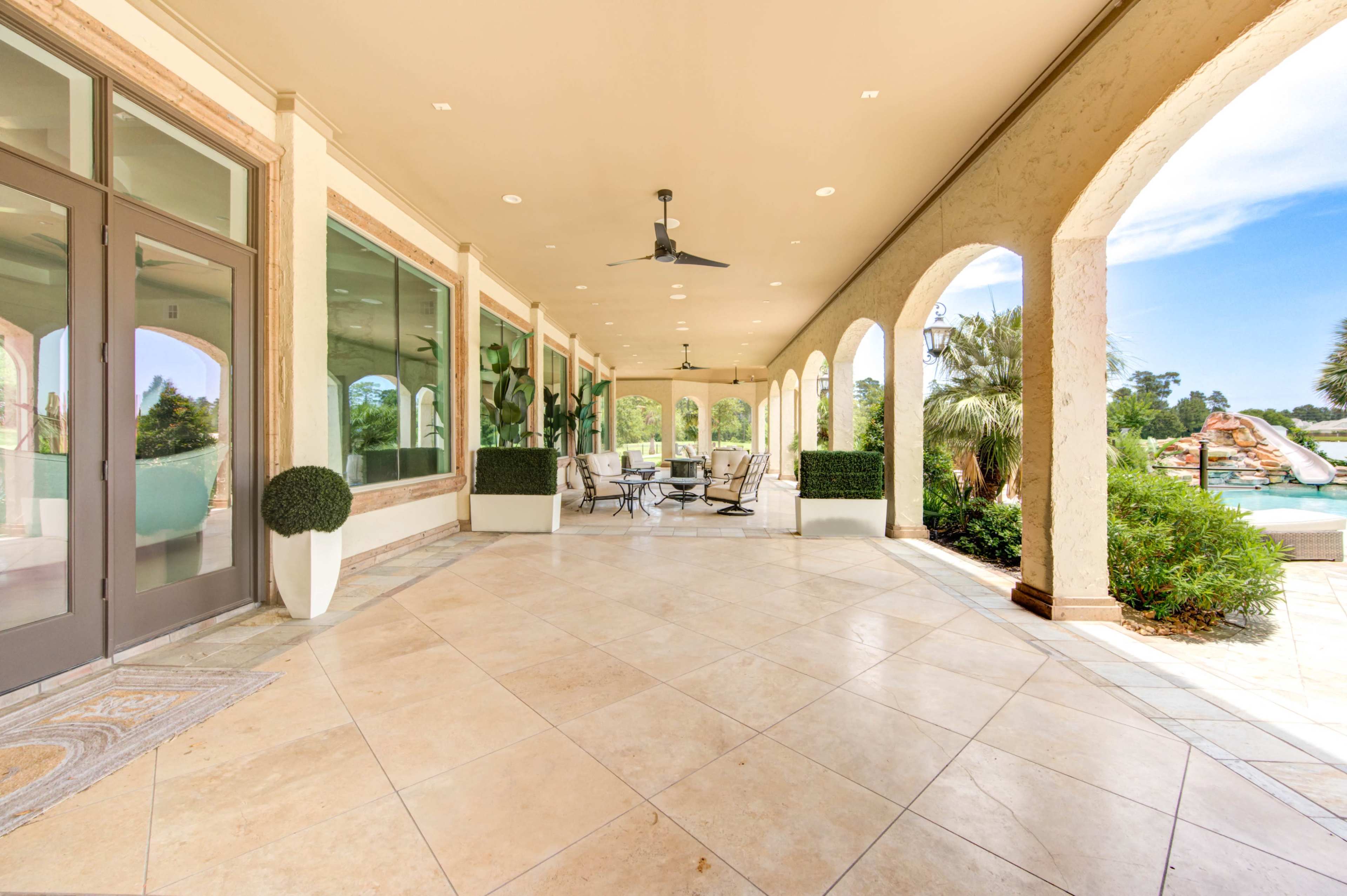 Massive Estate Backyard on a lake in North Houston Image in , Spring, TX