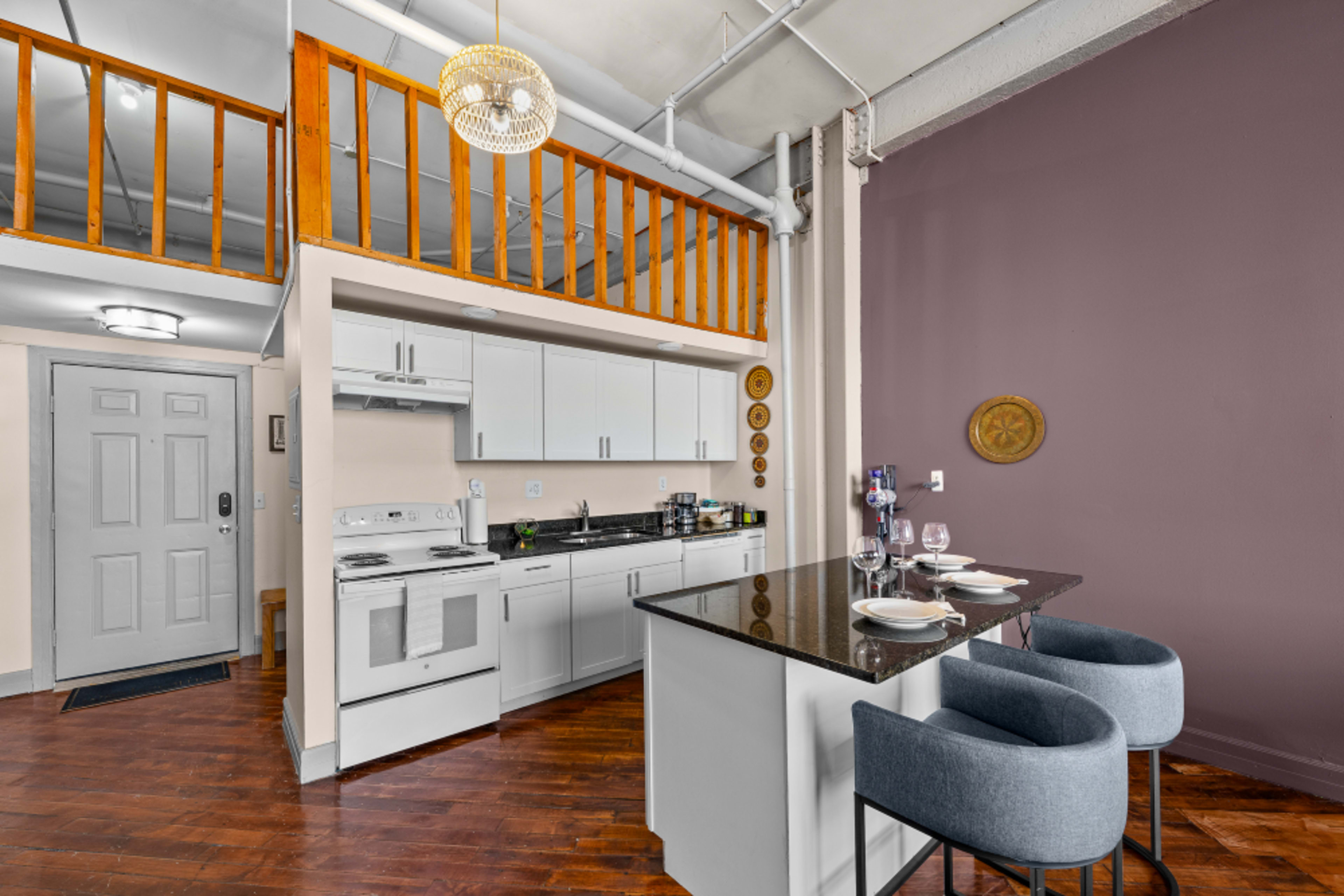 Dark, Moody, & Alluring Loft Image in Corktown, Detroit, MI