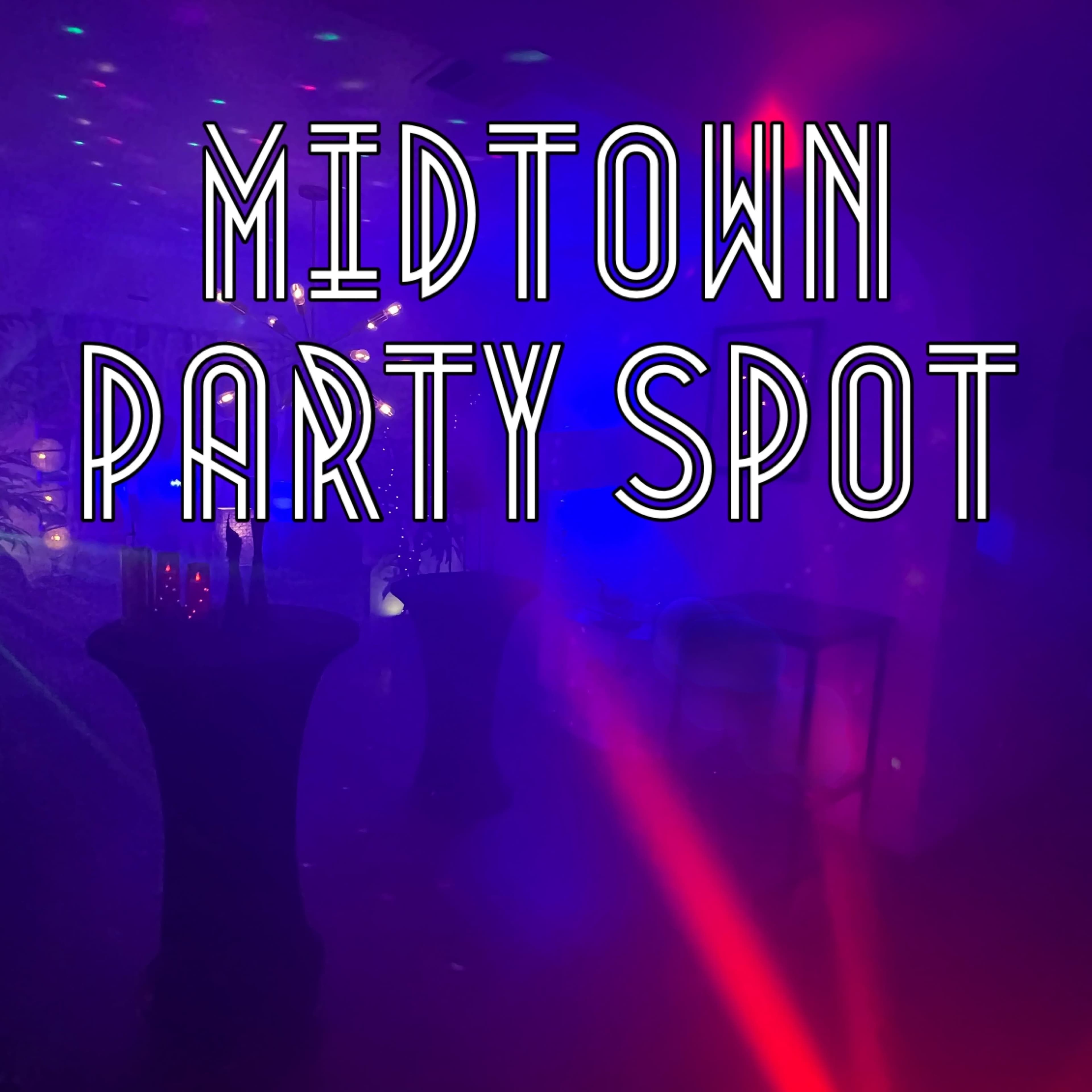 A unique house mixing mid-century modern with Victorian era gothic. Dancefloor with fog & lights, large backyard with stage, firepit & hot tub! Image in Alhambra, Phoenix, AZ