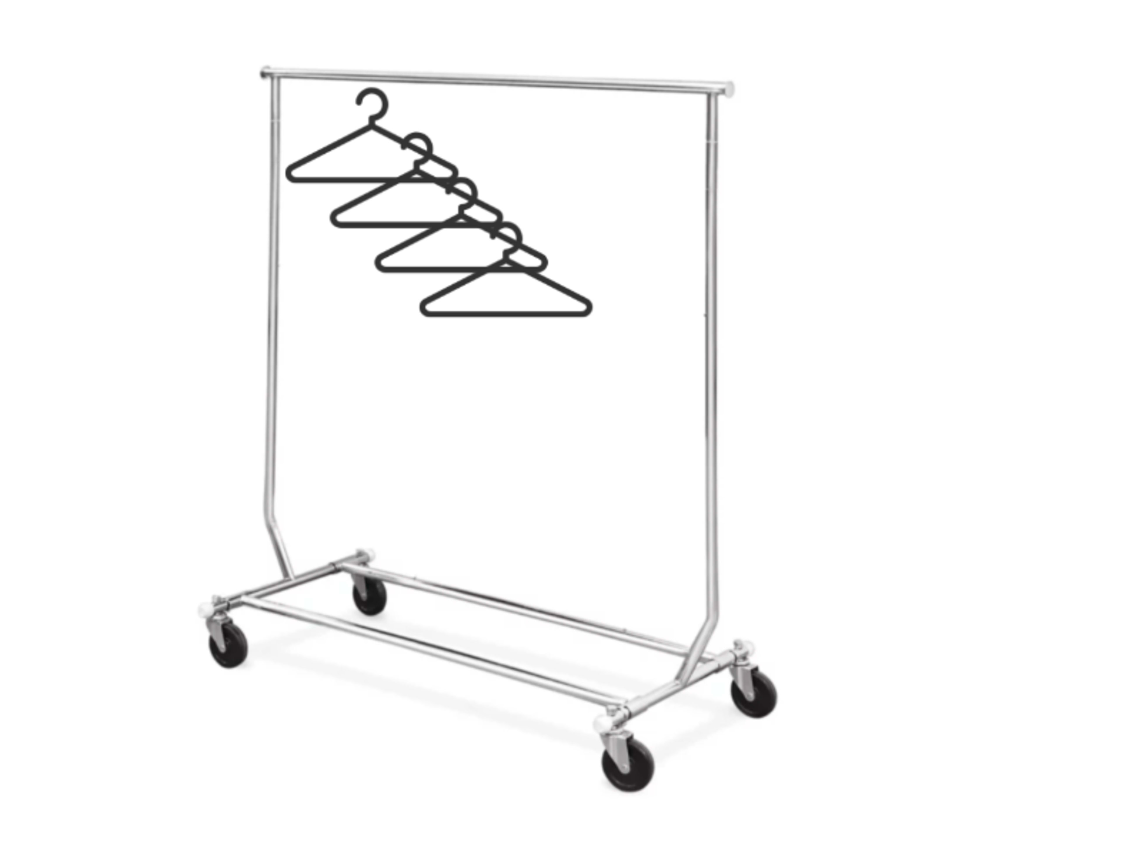 Clothing Rack & Hangers