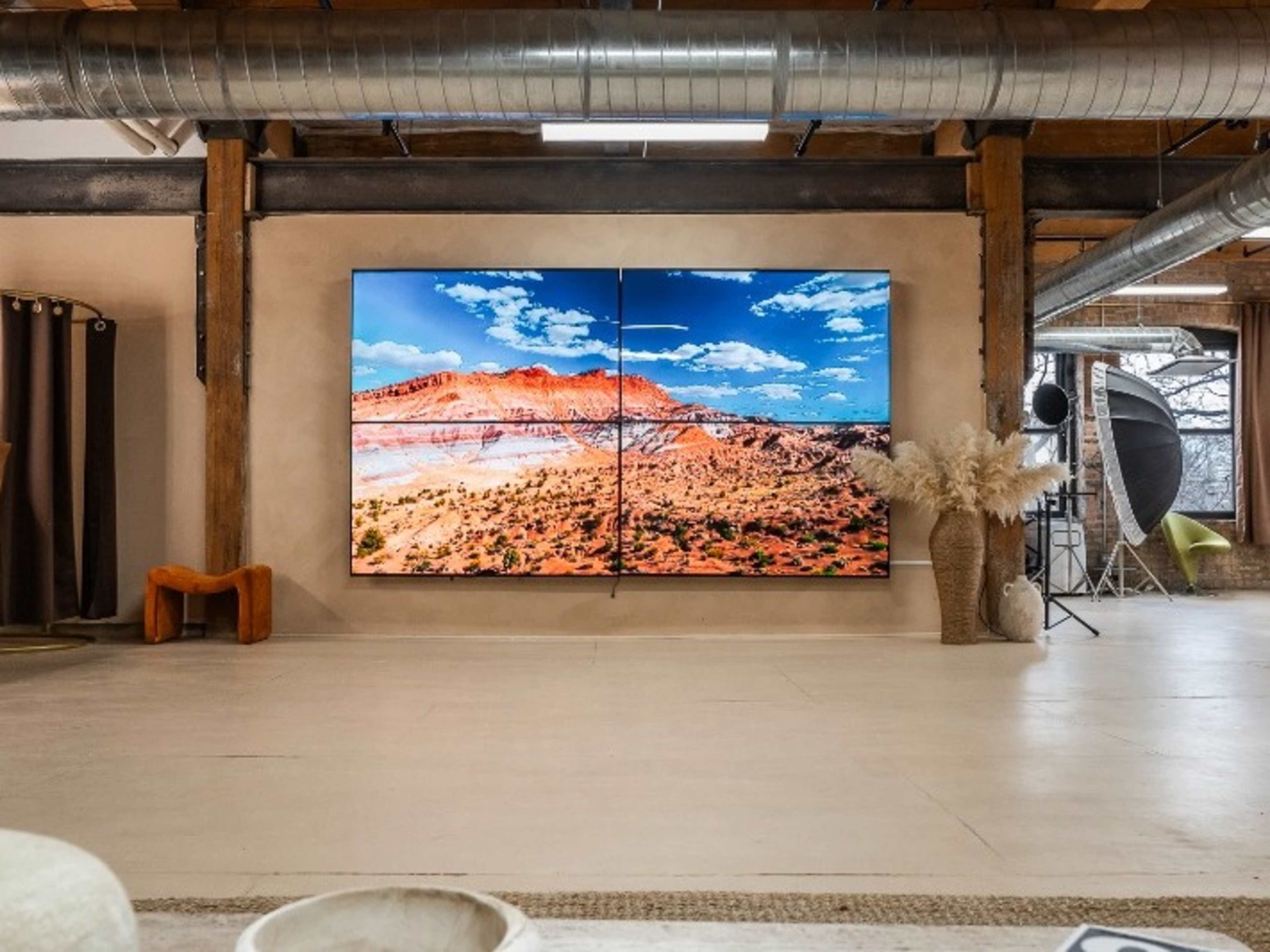 150" Video Wall Display 