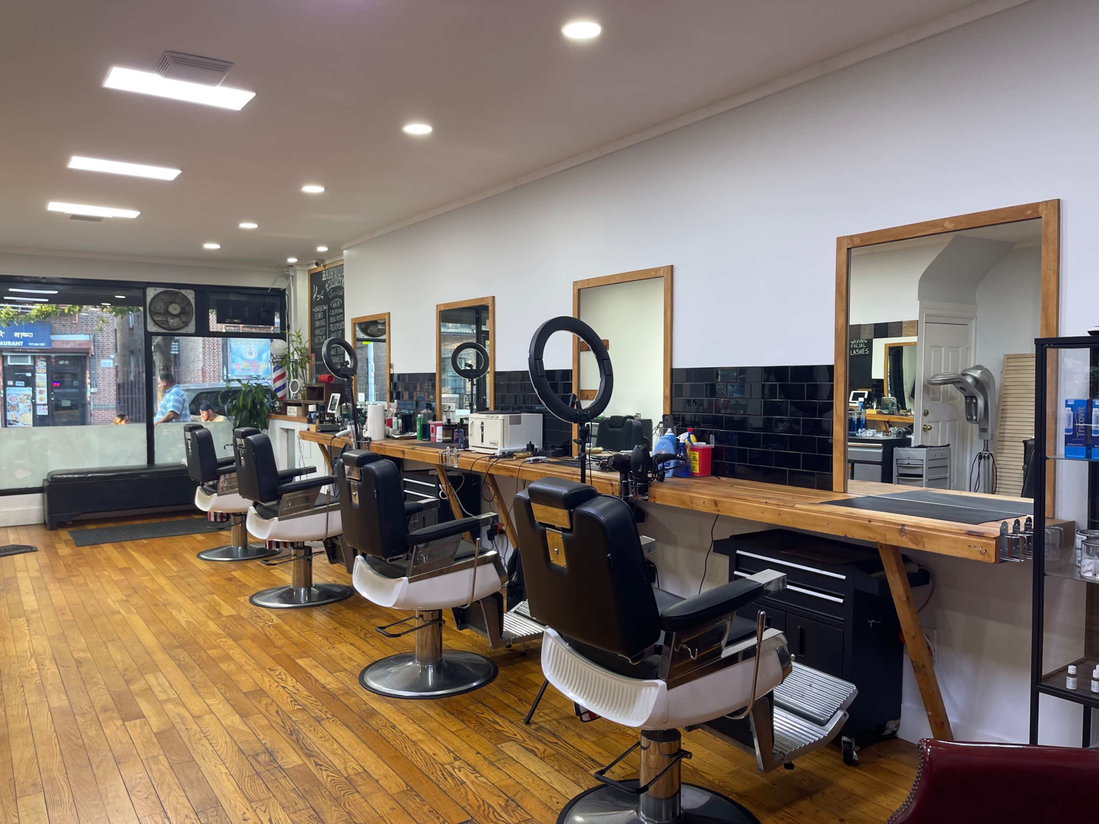 Modern Barbershop/ Hair Salon Image in Sunnyside, Woodside, NY