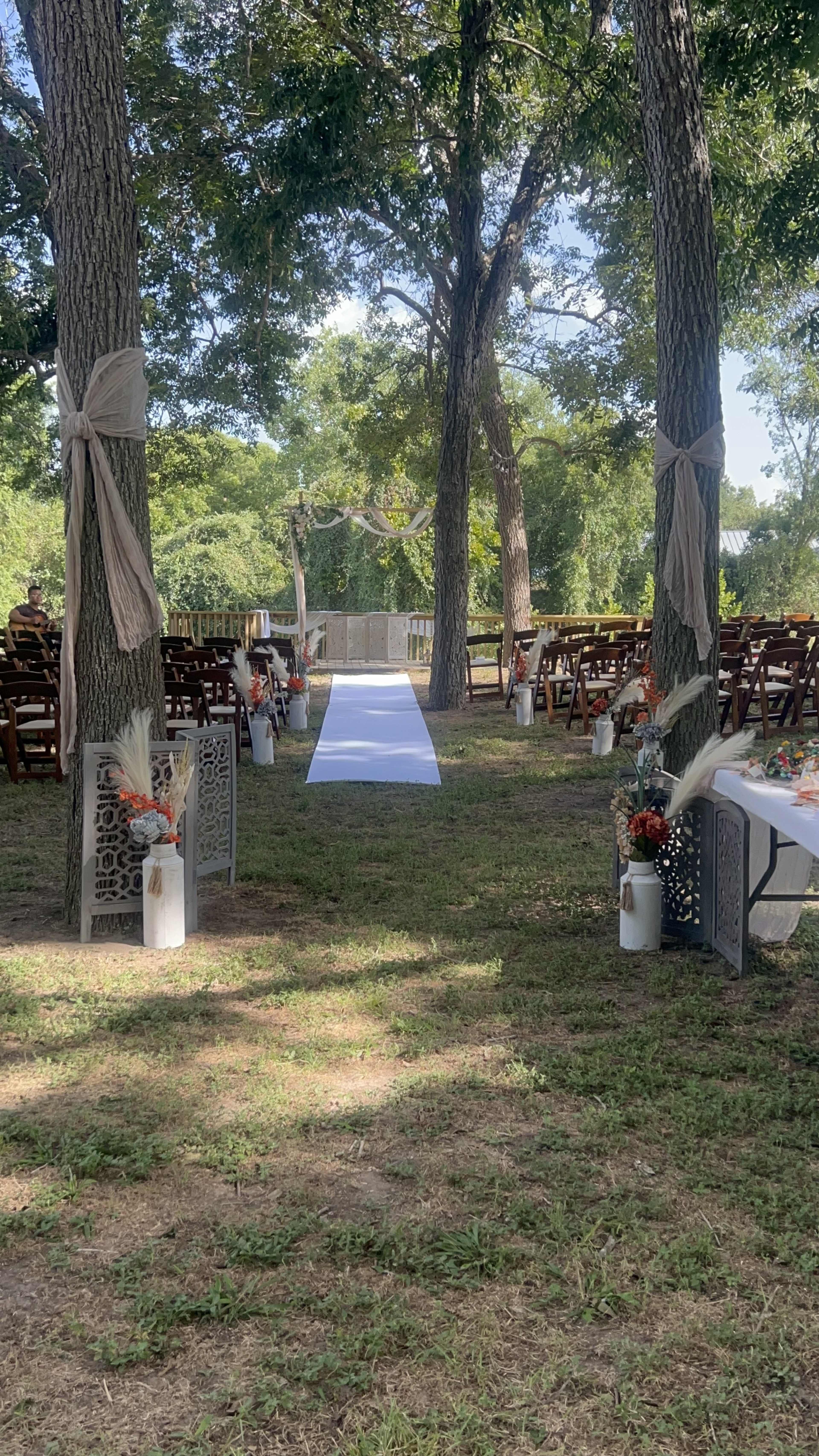 Outdoor river event wedding venue Image in , Gonzales, TX