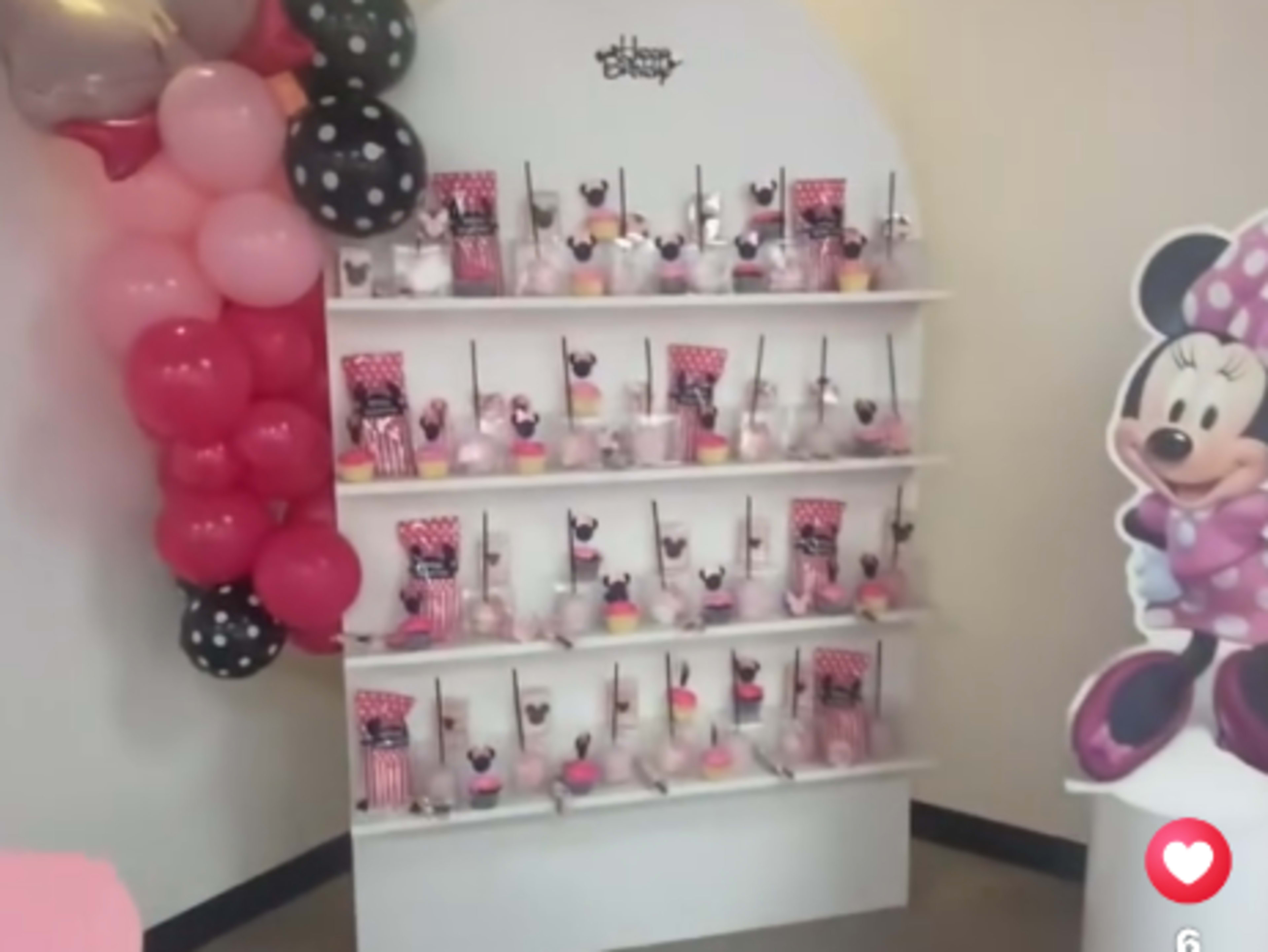 White Treat/Party Favor Wall