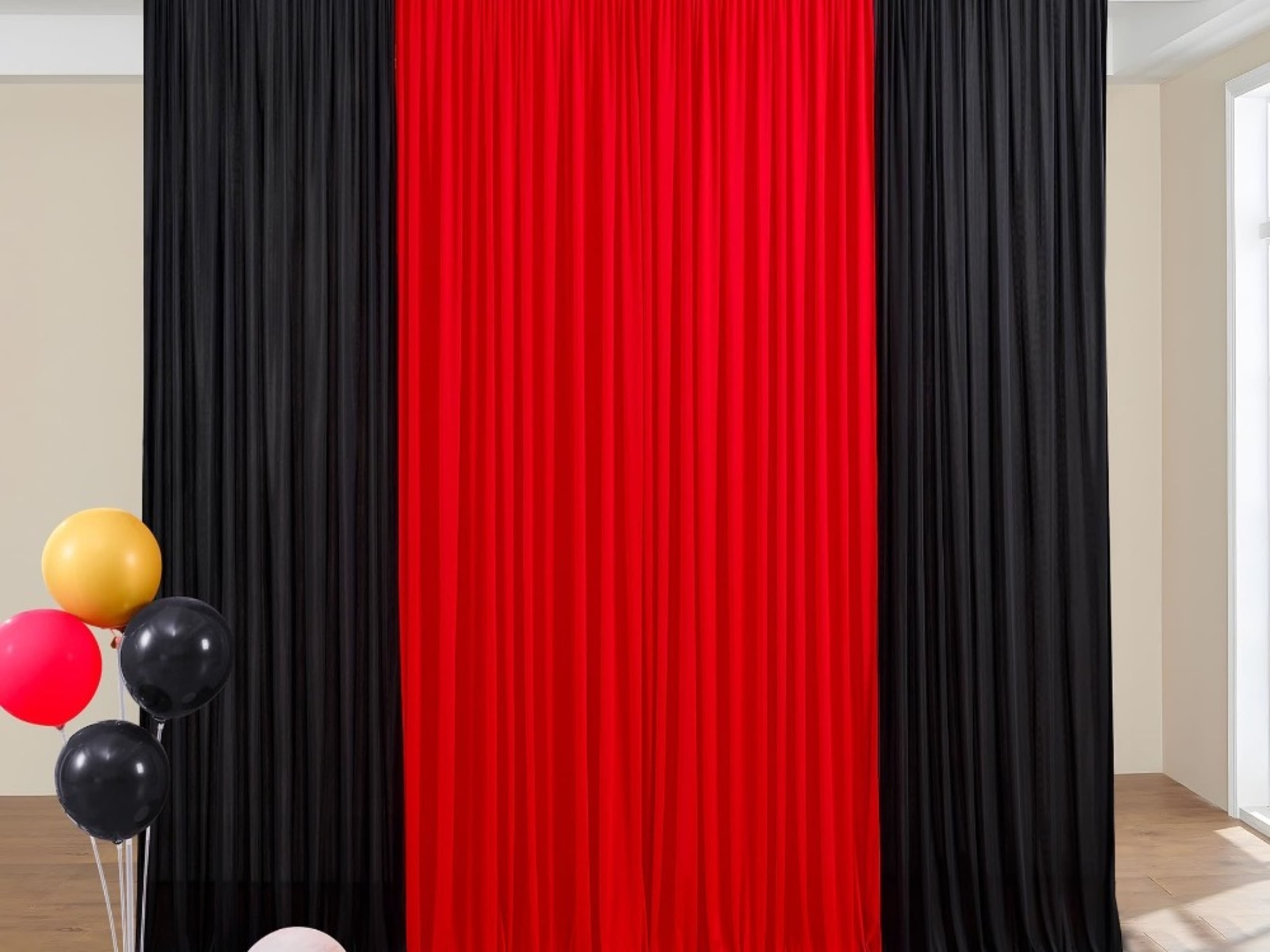 Red & Black Drapes 
