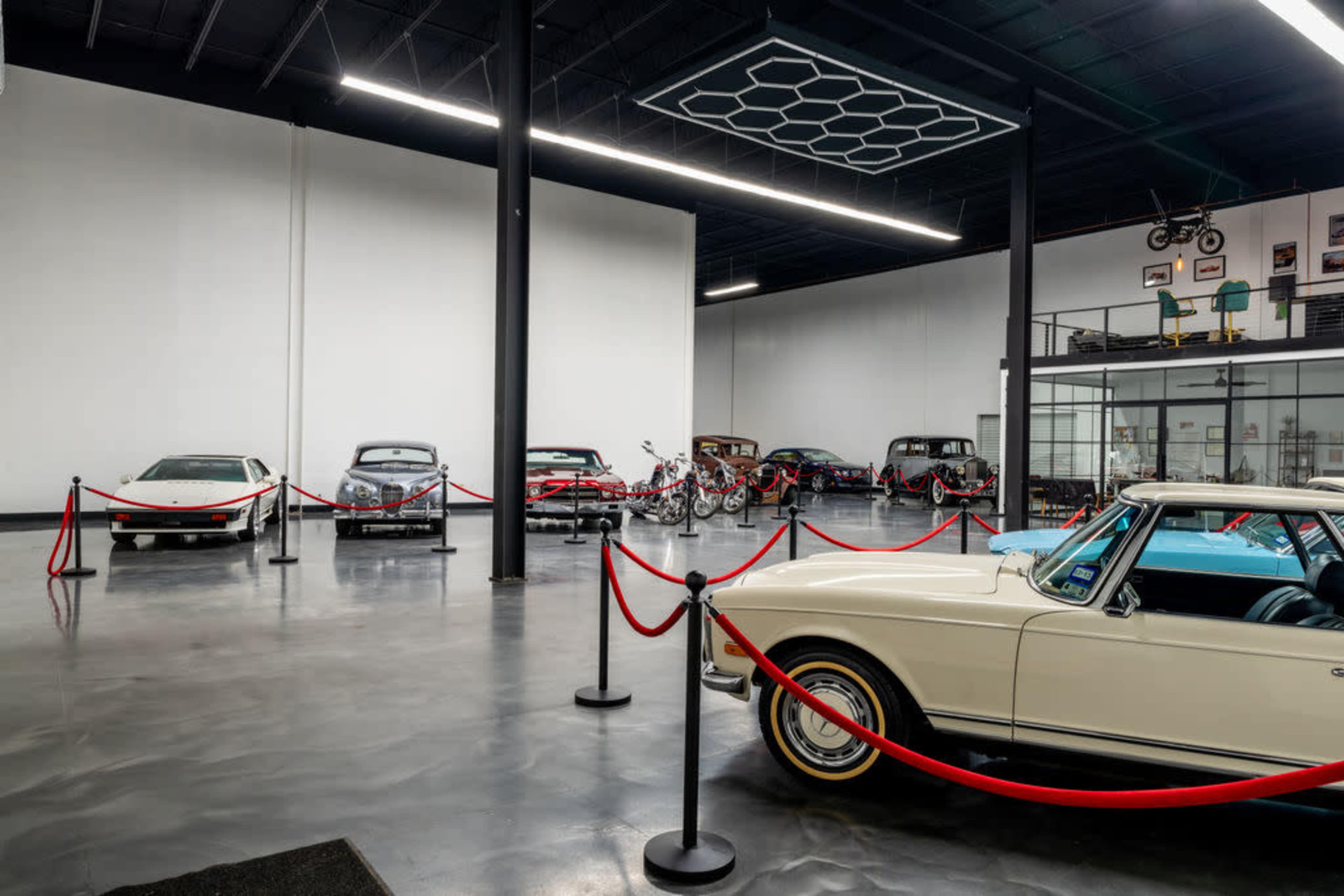 Classic Car Showroom with Lofted Bar Image in Greenway / Upper Kirby Area, Houston, TX