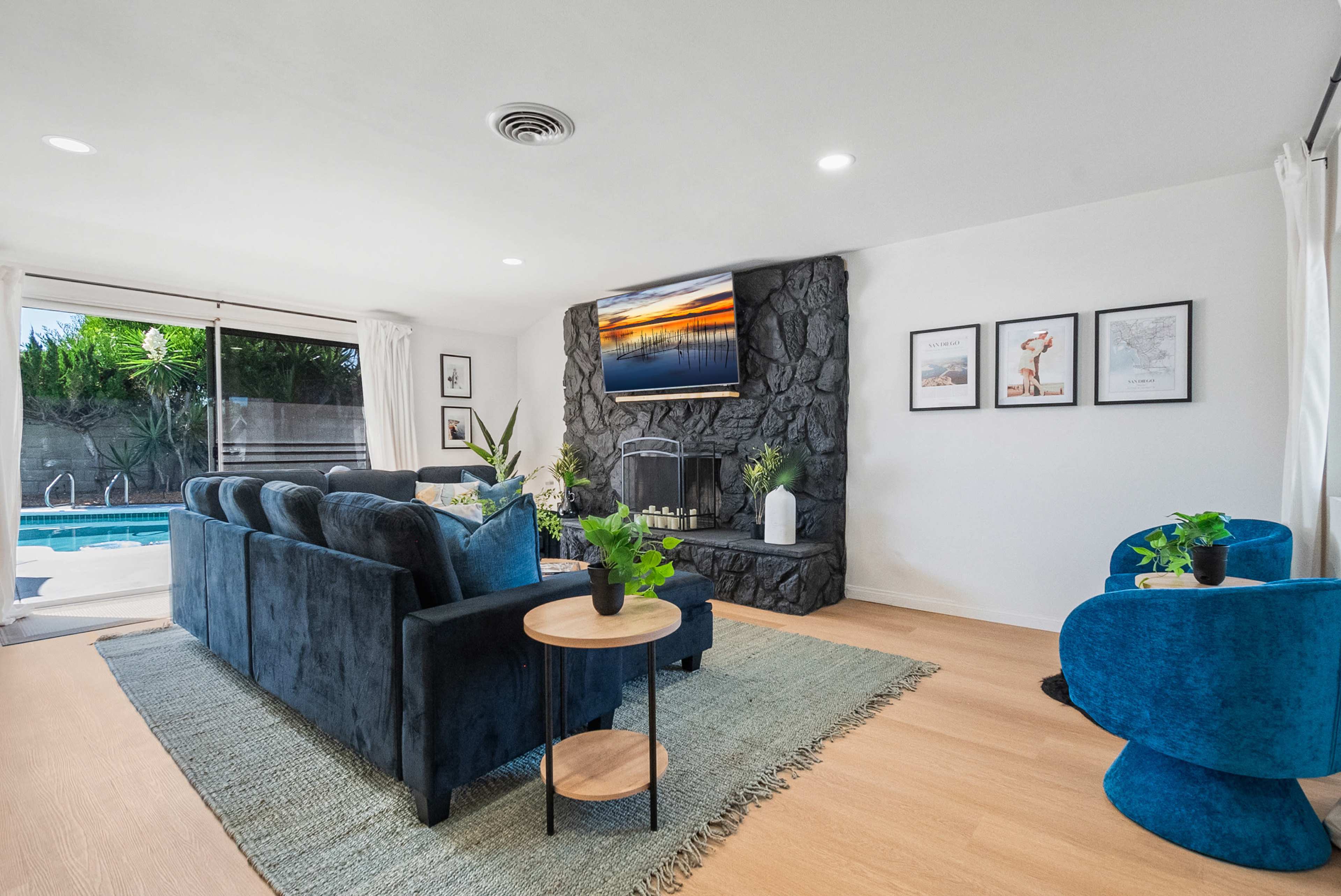 San Diego oasis with private pool, mural and hot tub Image in Clairemont, SAN DIEGO, CA