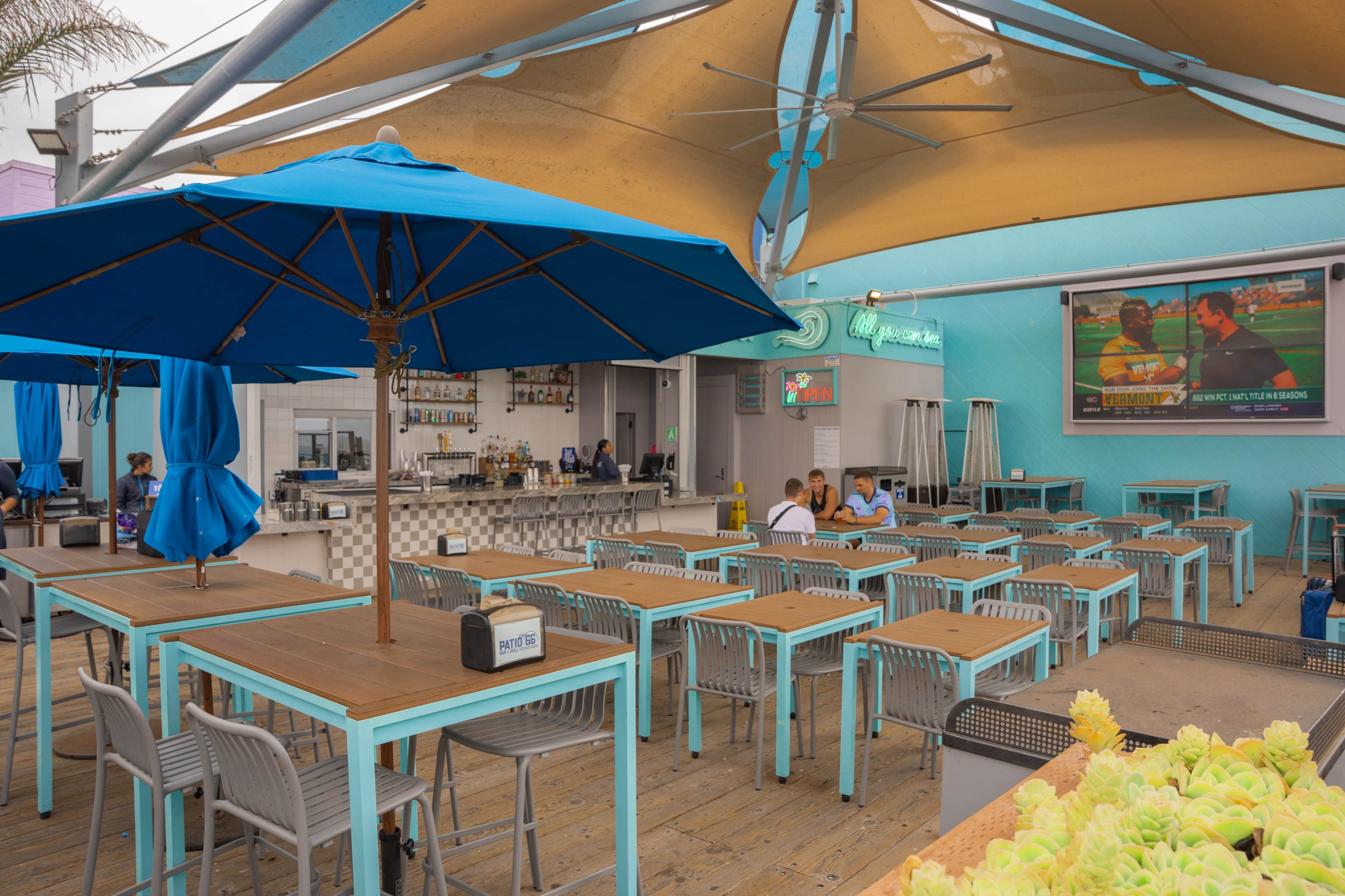 Restaurant with unparalleled views of the Santa Monica Bay. Image in Santa Monica, Santa Monica, CA