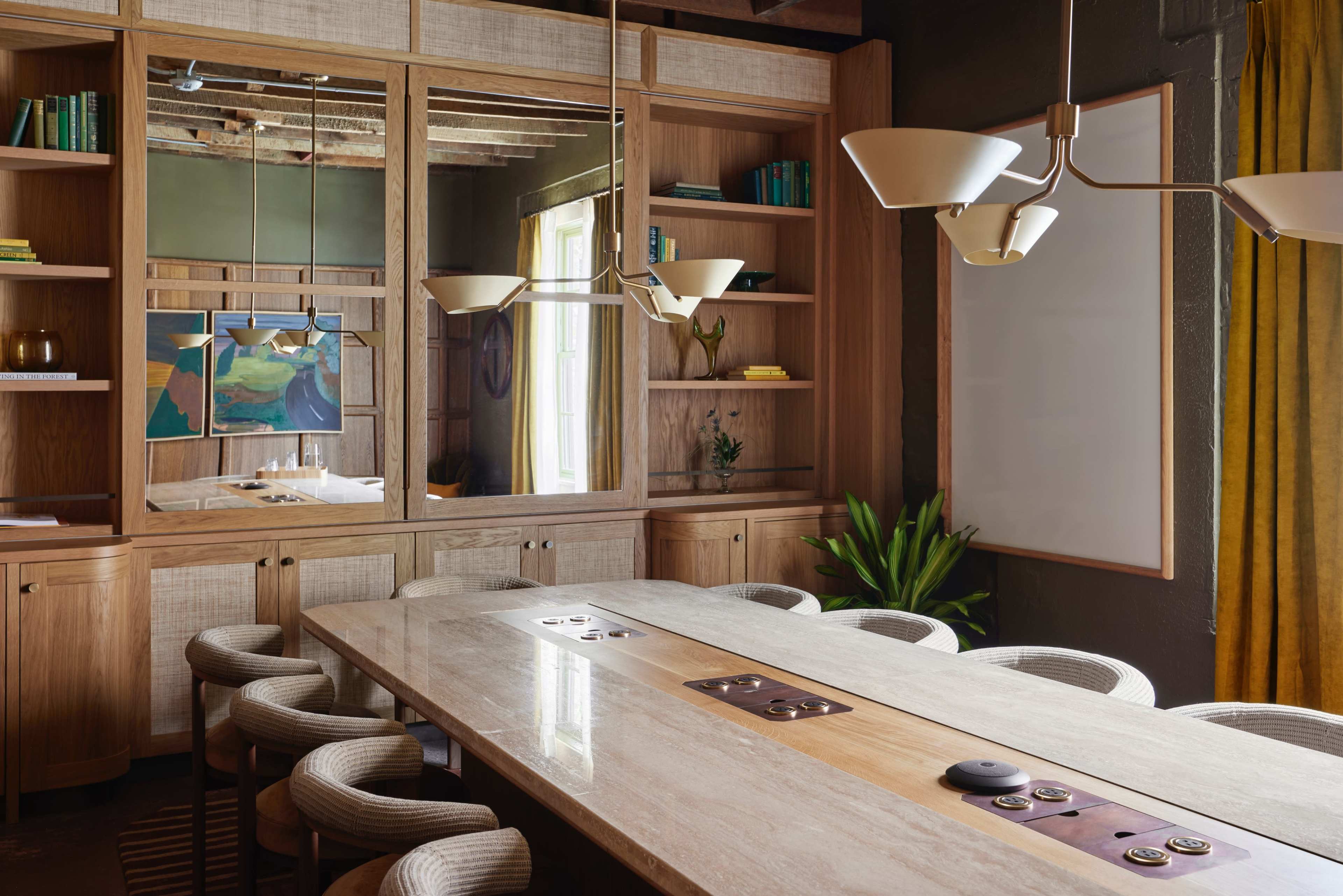 Executive downtown boardroom with full AV setup Image in Yamacraw Village, Savannah, GA