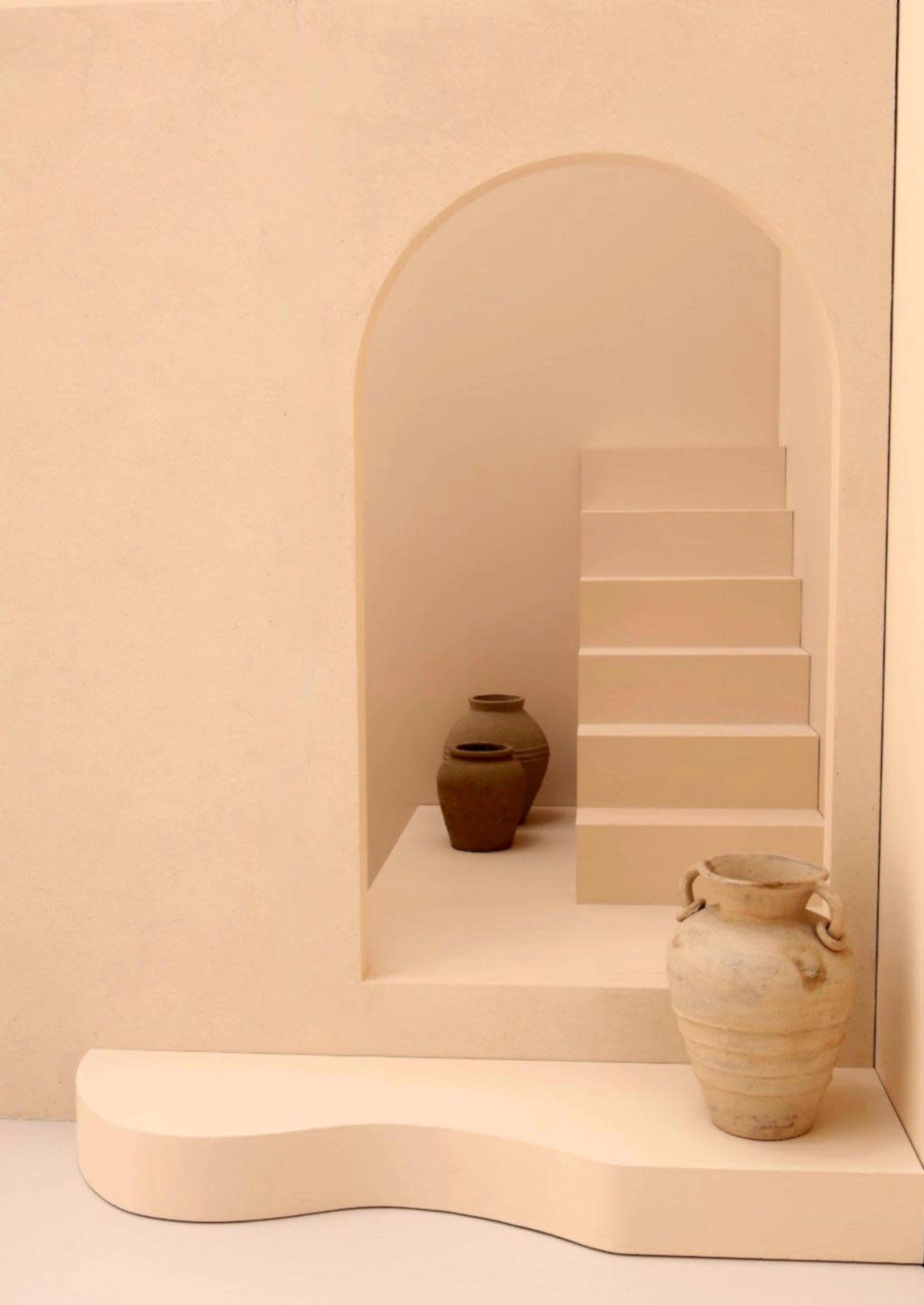 Mediterranean-Inspired Studio with Iconic Arched Hallway in Urban Altona North Image in Altona North, Altona North, VIC