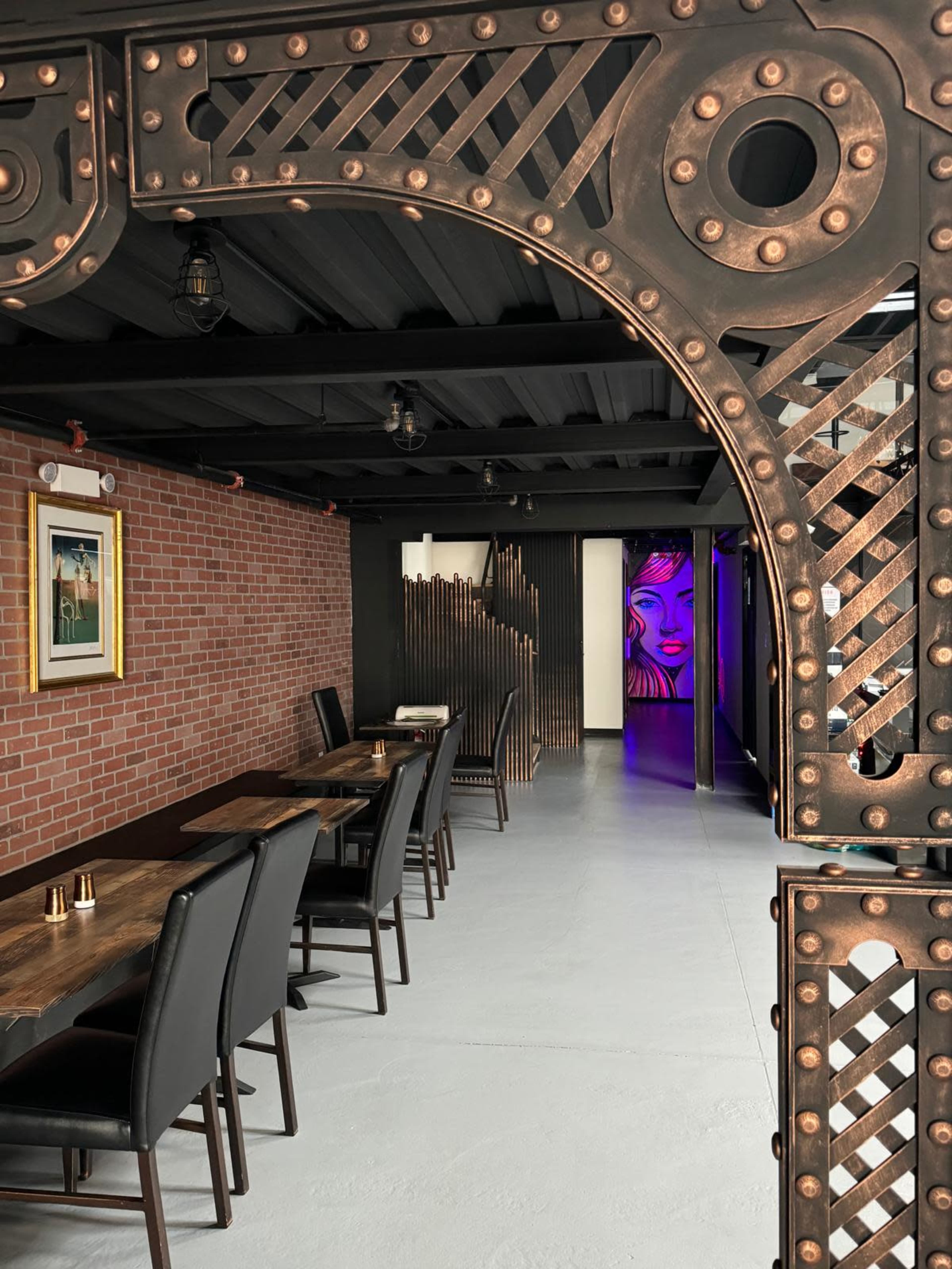 Brooklyn, event space, warehouse bar, Industrial  steel shop, rustic. Image in Gowanus, Brooklyn, NY