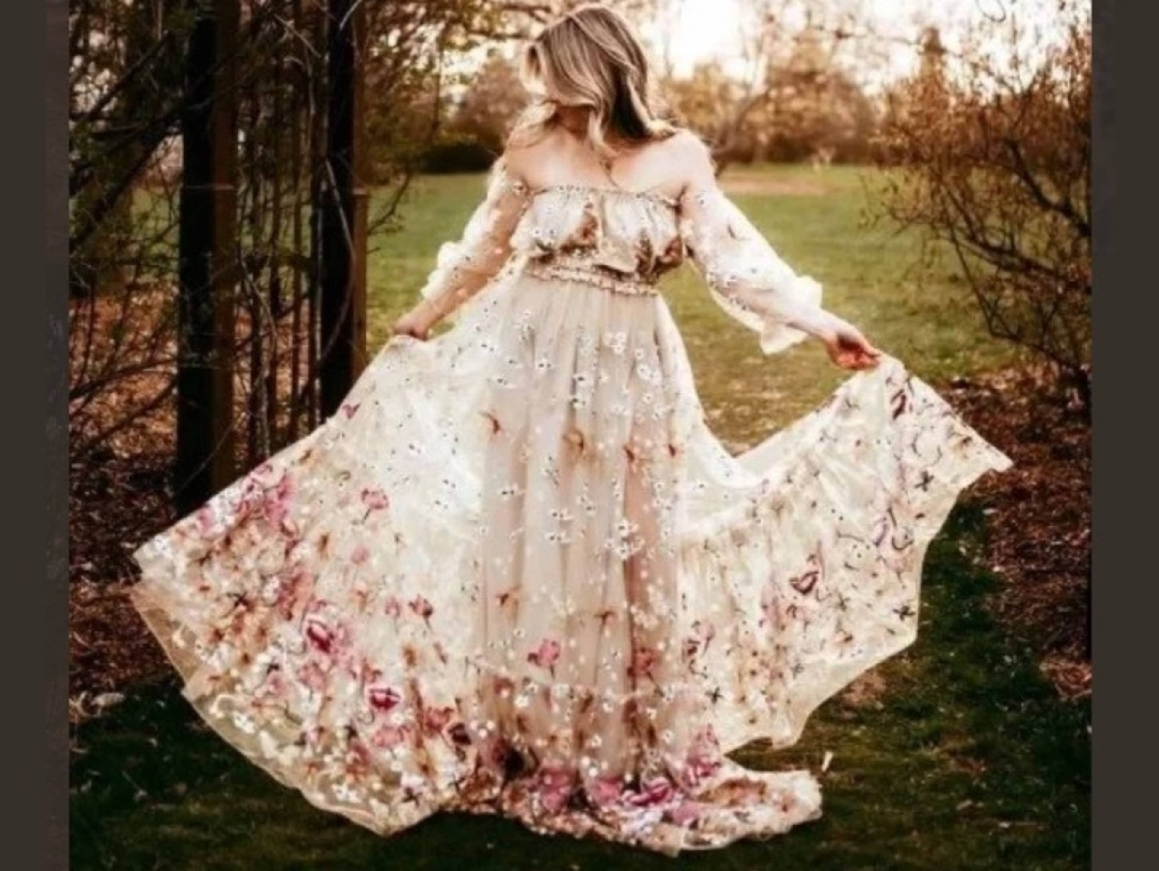 Secret garden two piece gown 