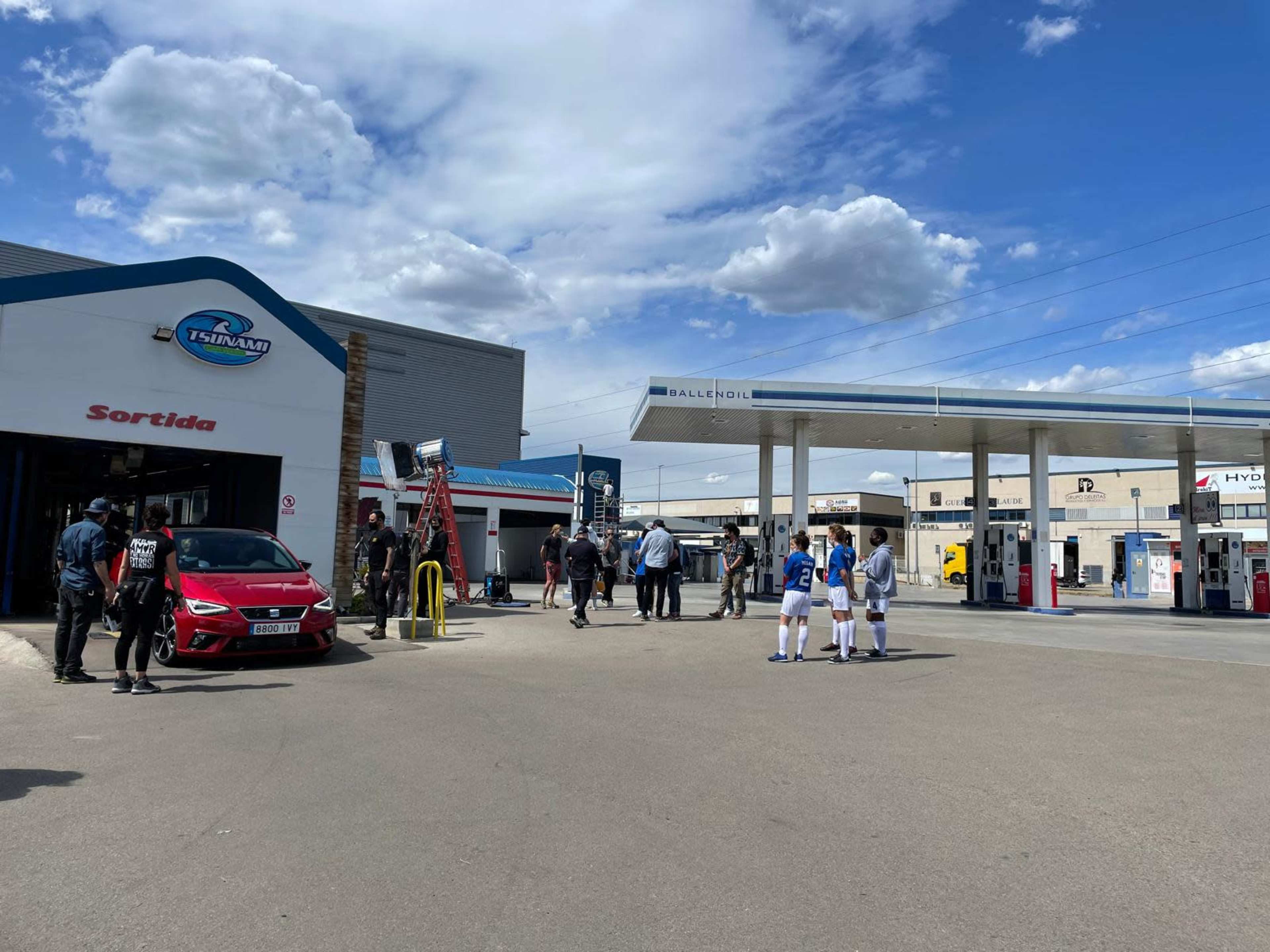 Gasolinera y lavado de coches zona industrial Image in , Sant Boi de Llobregat, B