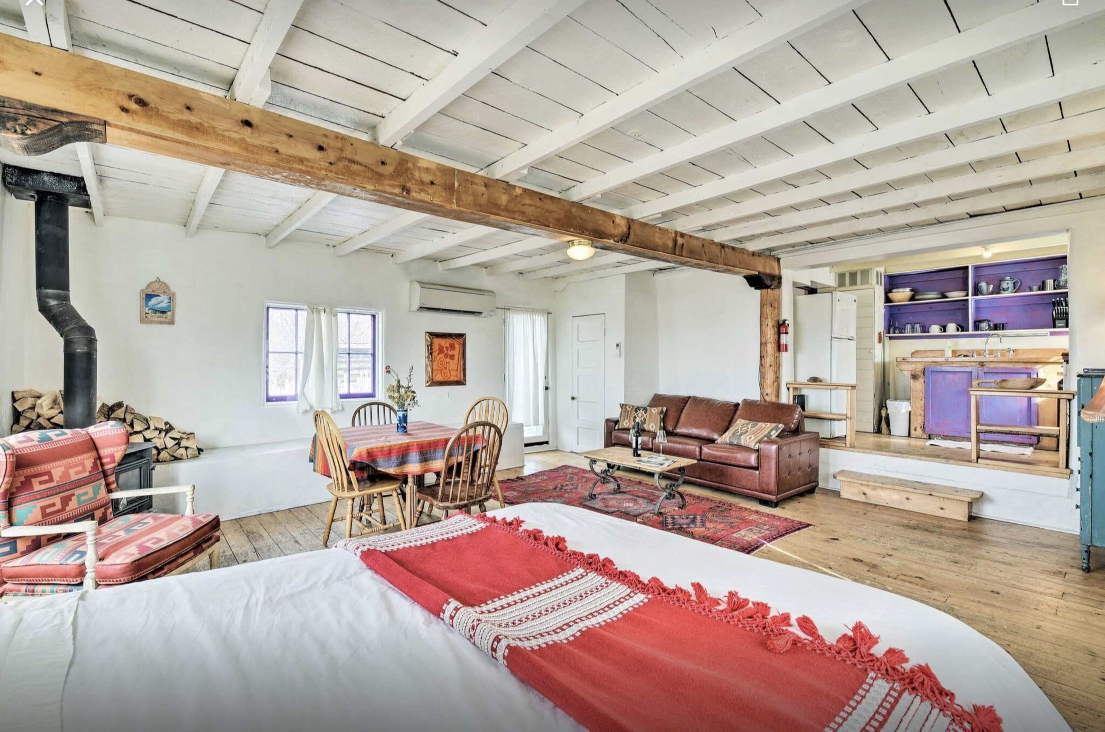 Historic Farm With Rustic Cabins, Barn & Tipis on 40 Acres Image in San Cristobal, San Cristobal, NM