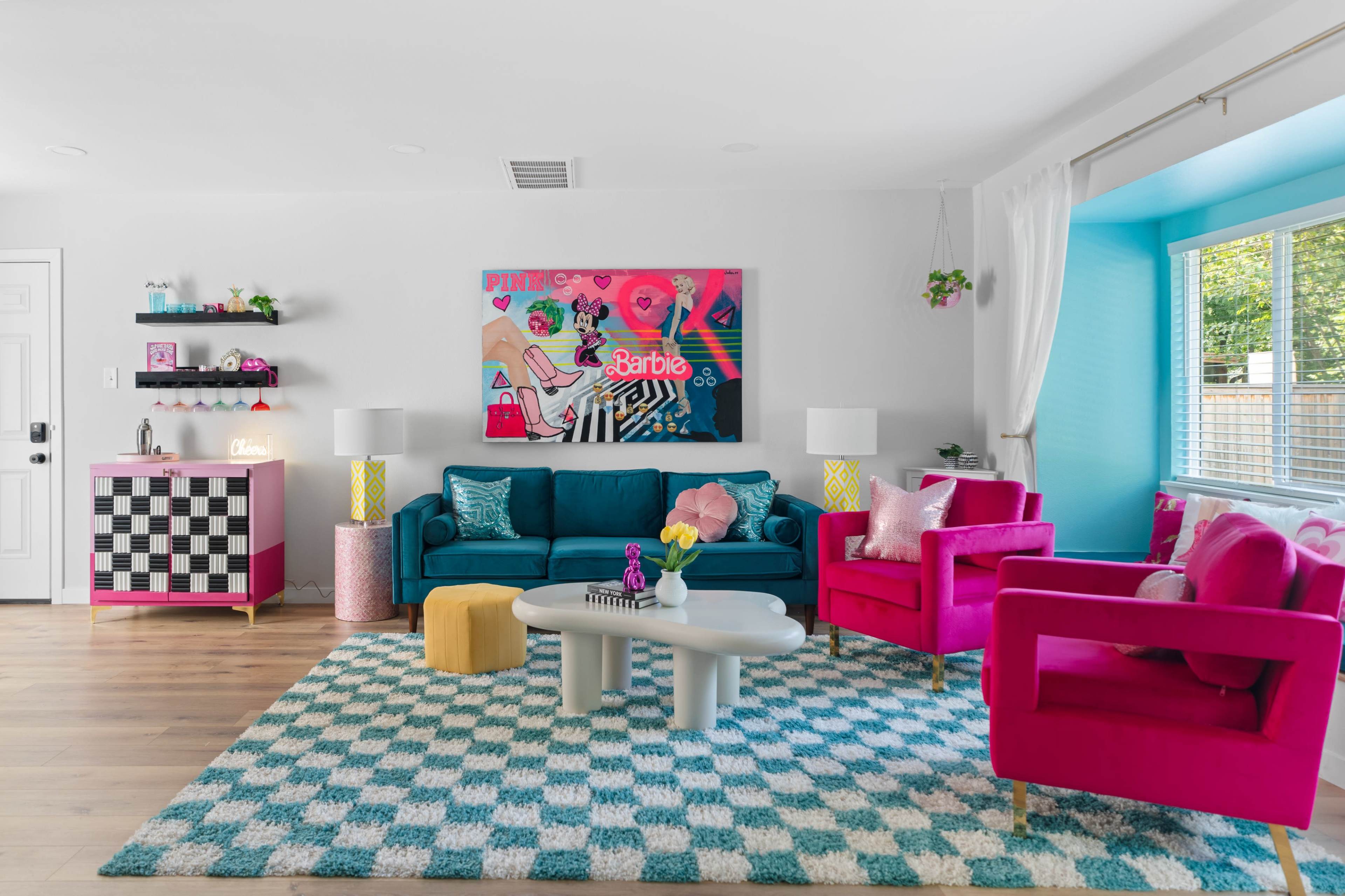 Colorful, IG Worthy Dreamhouse Image in Dittmar-Slaughter, Austin, TX