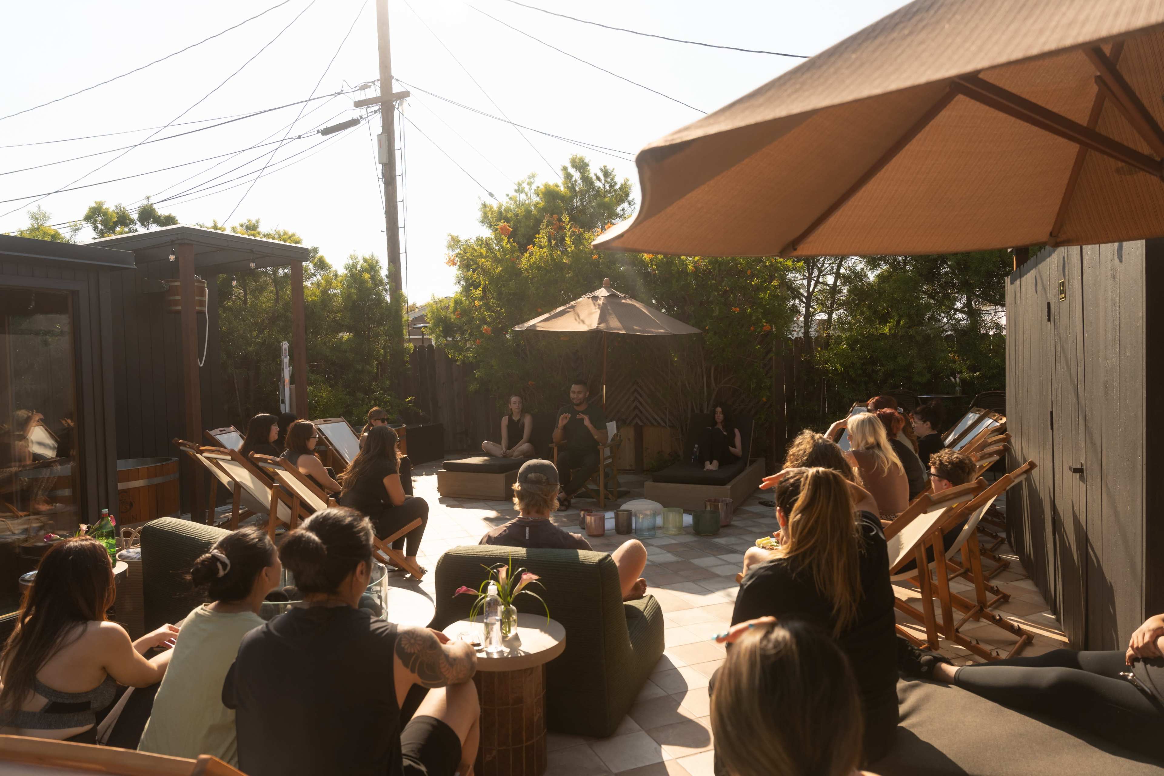 Design-Forward Wellness Space with Sauna, Cold Plunge & Indoor-Outdoor Space Image in East Side Costa Mesa, COSTA MESA, CA