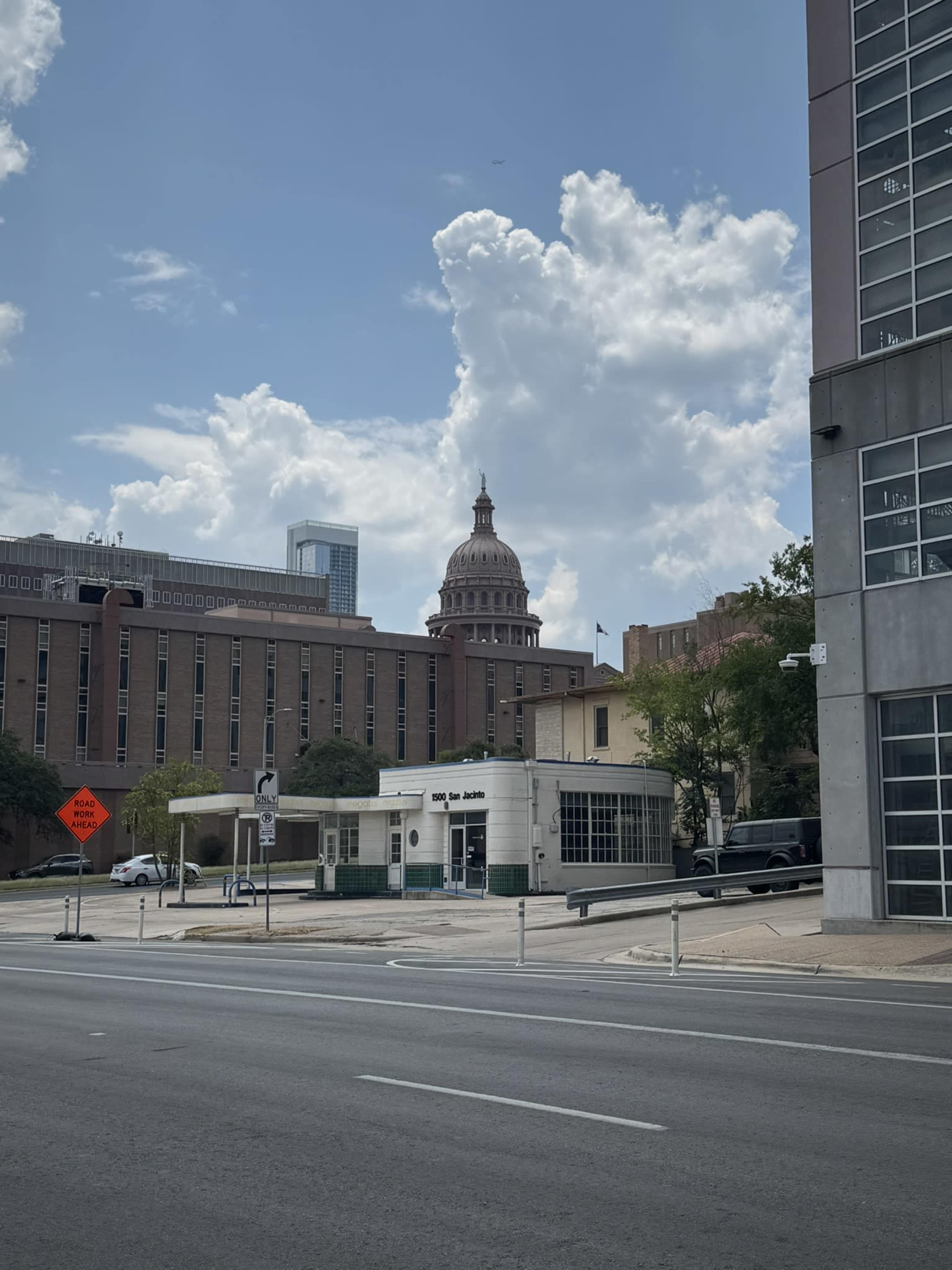 Vintage Gas Station + Corner Lot in Downtown Austin – Available for Film, Photo, and Brand Activations Image in Downtown Austin, Austin, TX