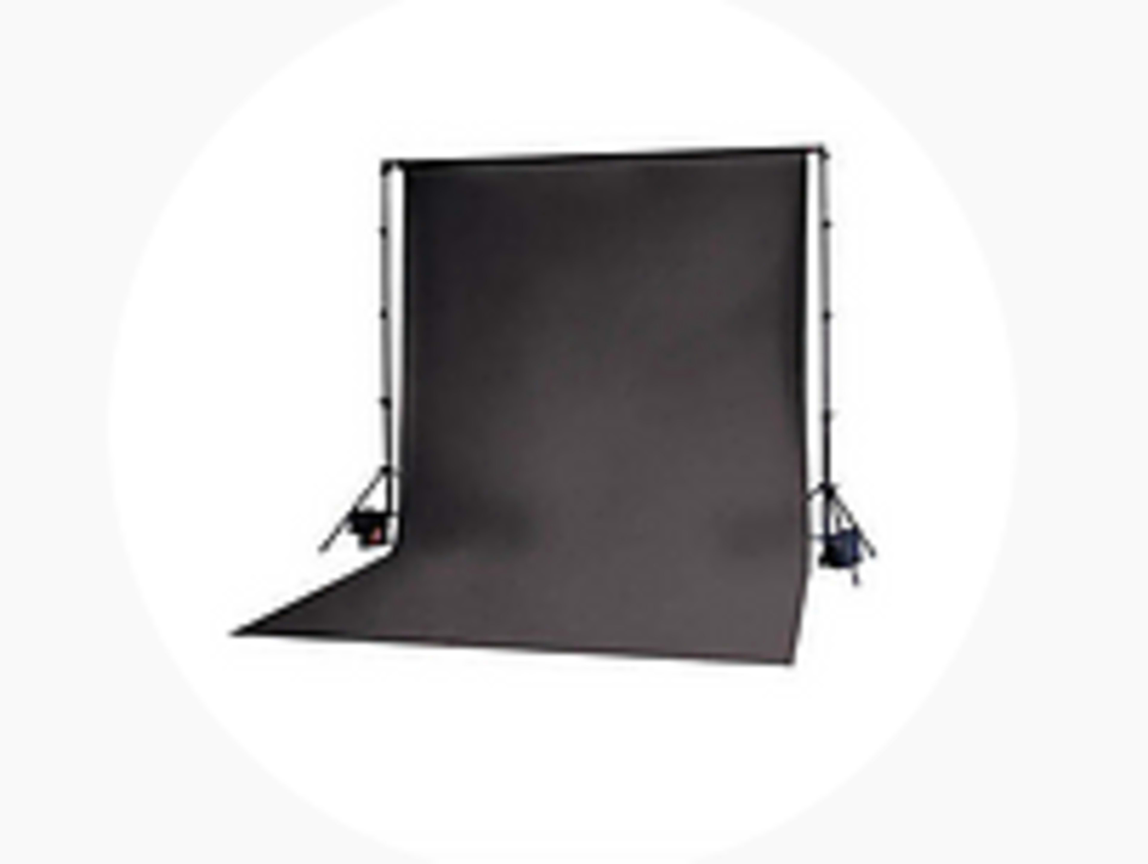 20x20 Black backdrop