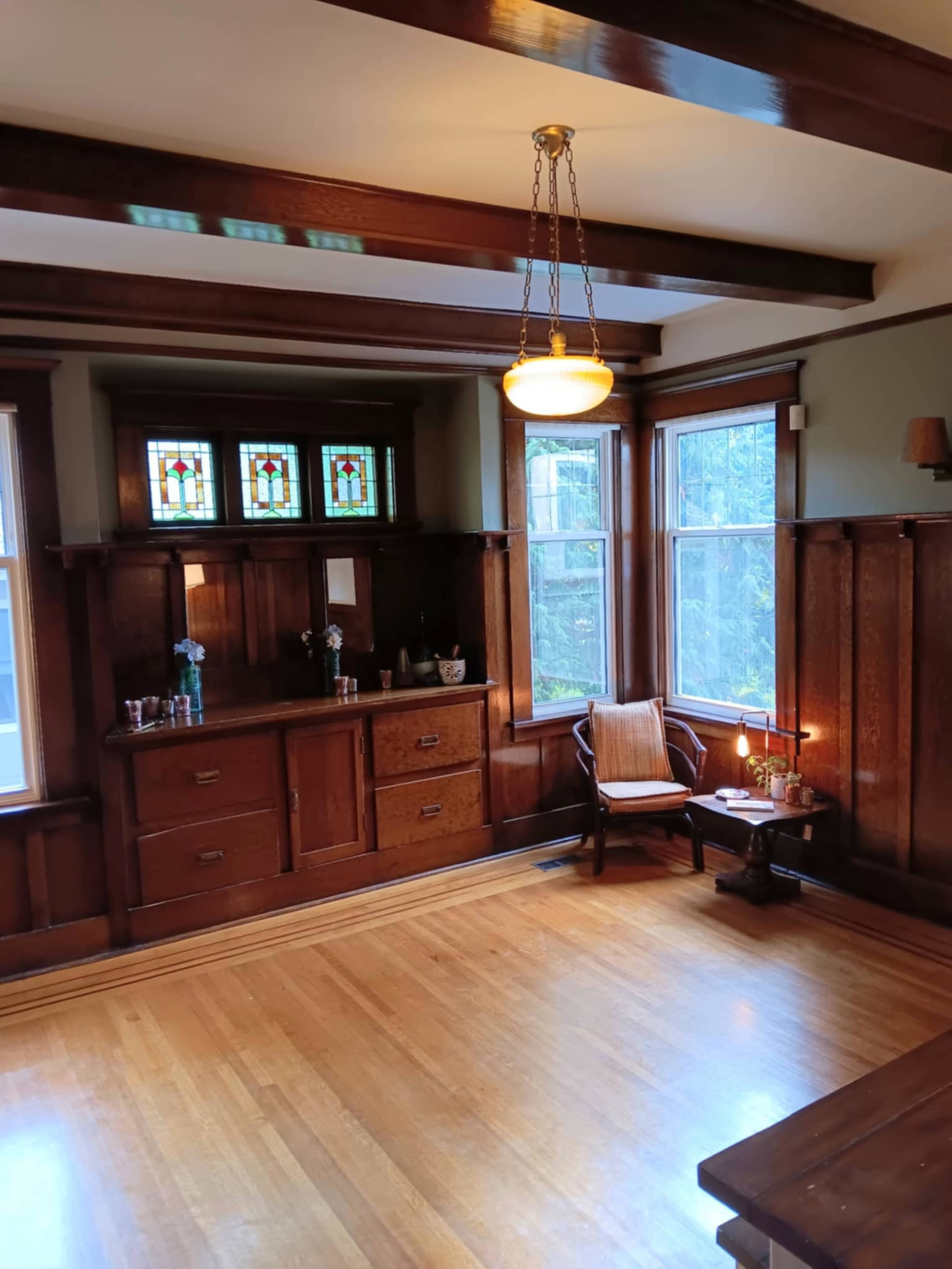 Historic Craftsman Gem with Deck, Views & Garden Image in Gorge -Tillicum Area, Victoria, BC