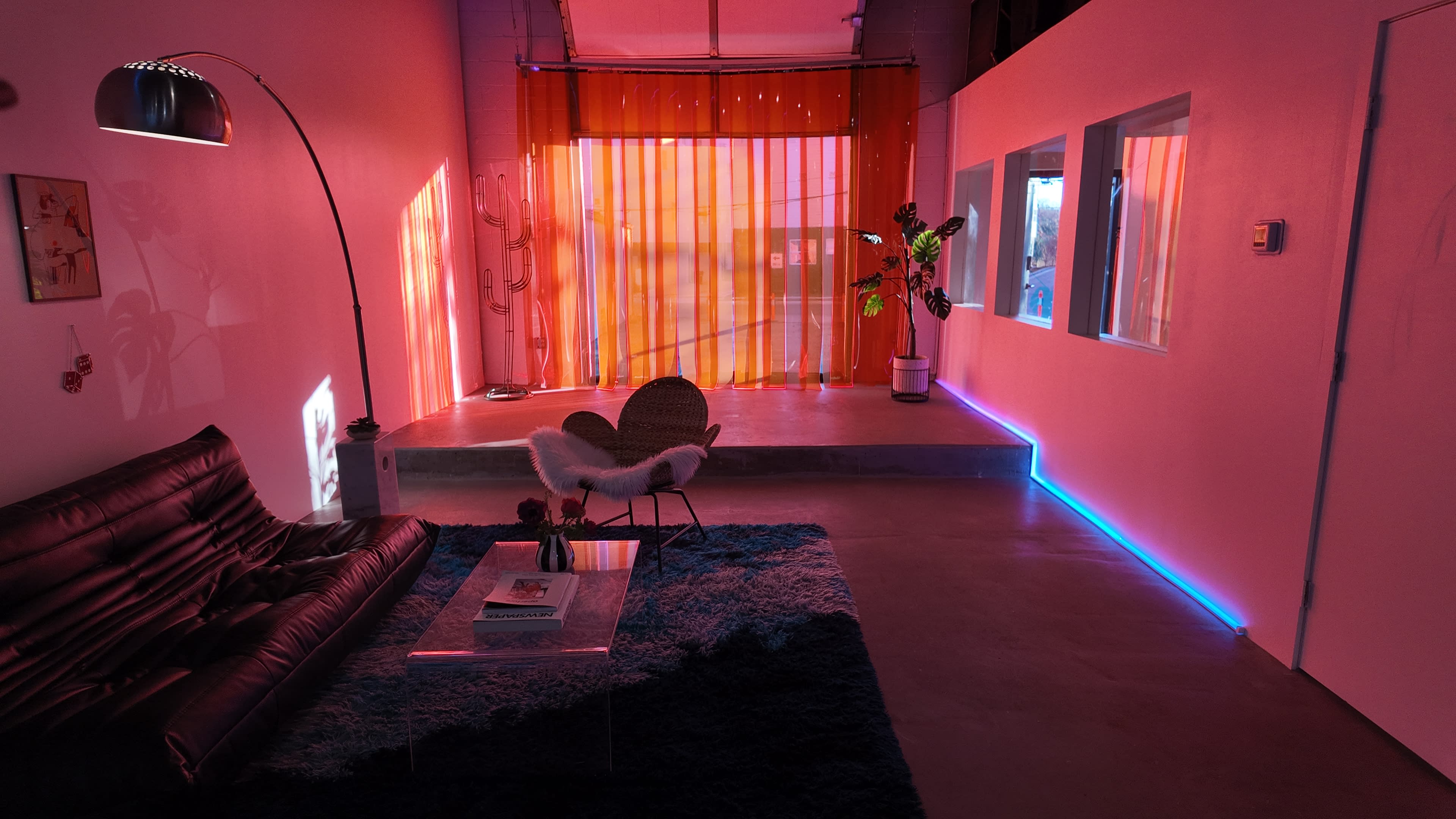 Aura Haus Studio | Natural + Full RGB Studio Lighting Warehouse Image in Katie Hill Neighborhood, Nashville, TN